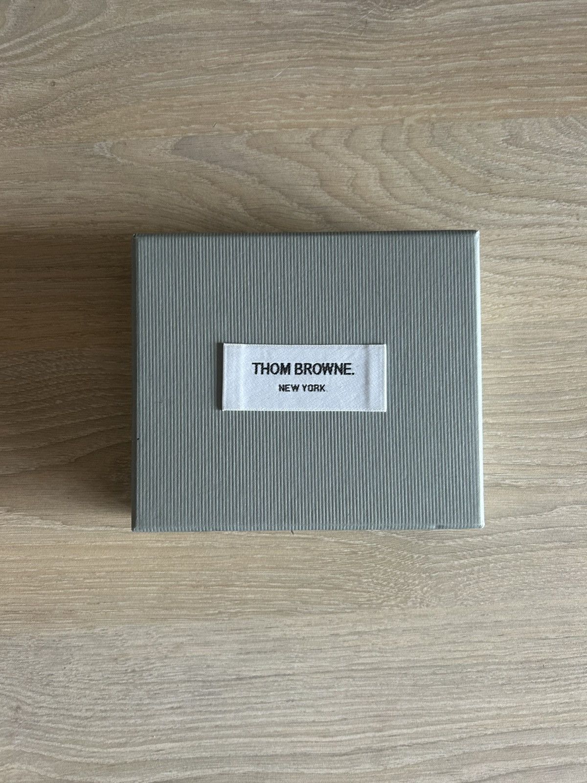 Thom Browne Bifold Grained Leather Wallet Size ONE SIZE - 9 Thumbnail