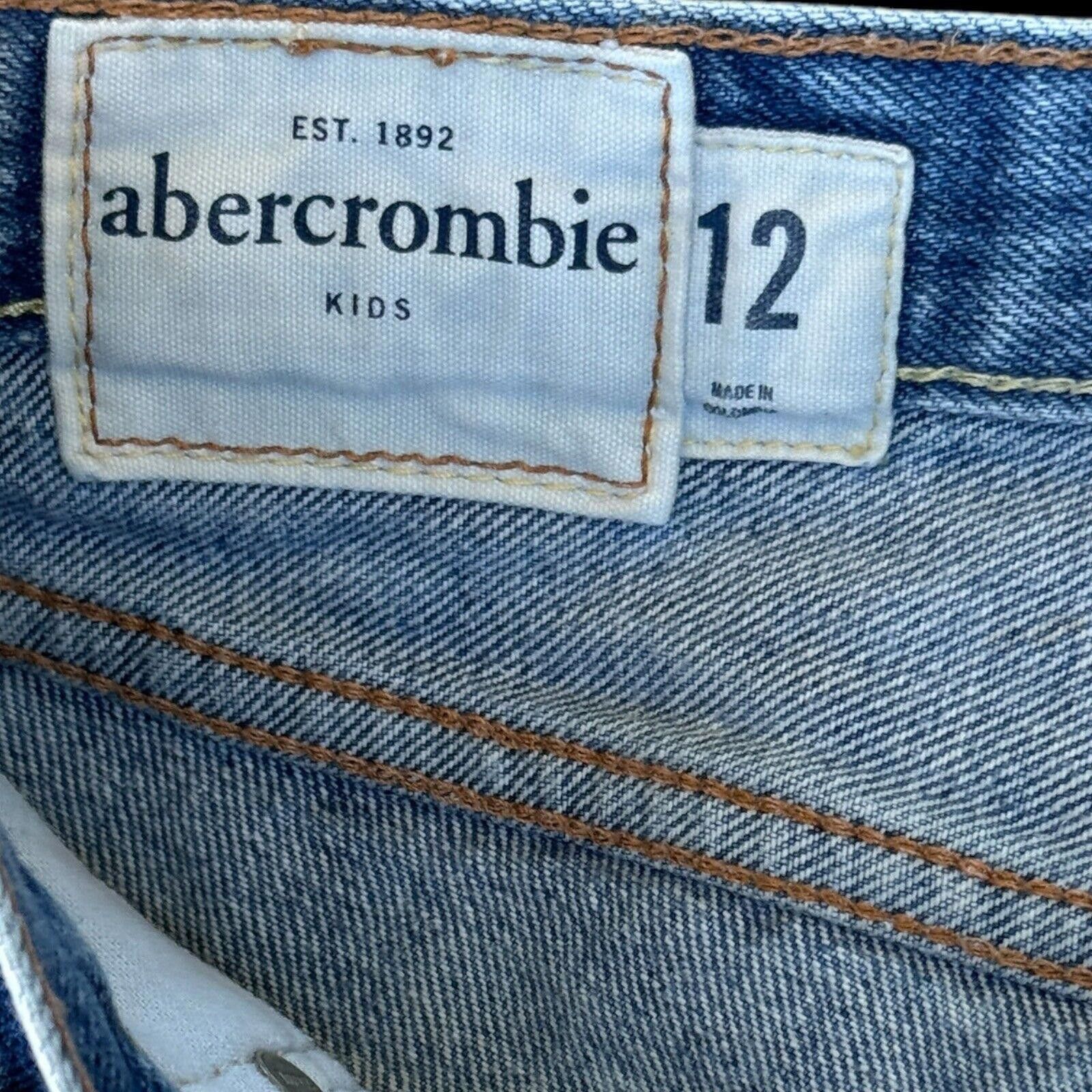 Designer Vtg Abercrombie Kids Sz 12 Dip Dyed Cut Off Button Shorts Size US 26 / EU 42 - 3 Thumbnail