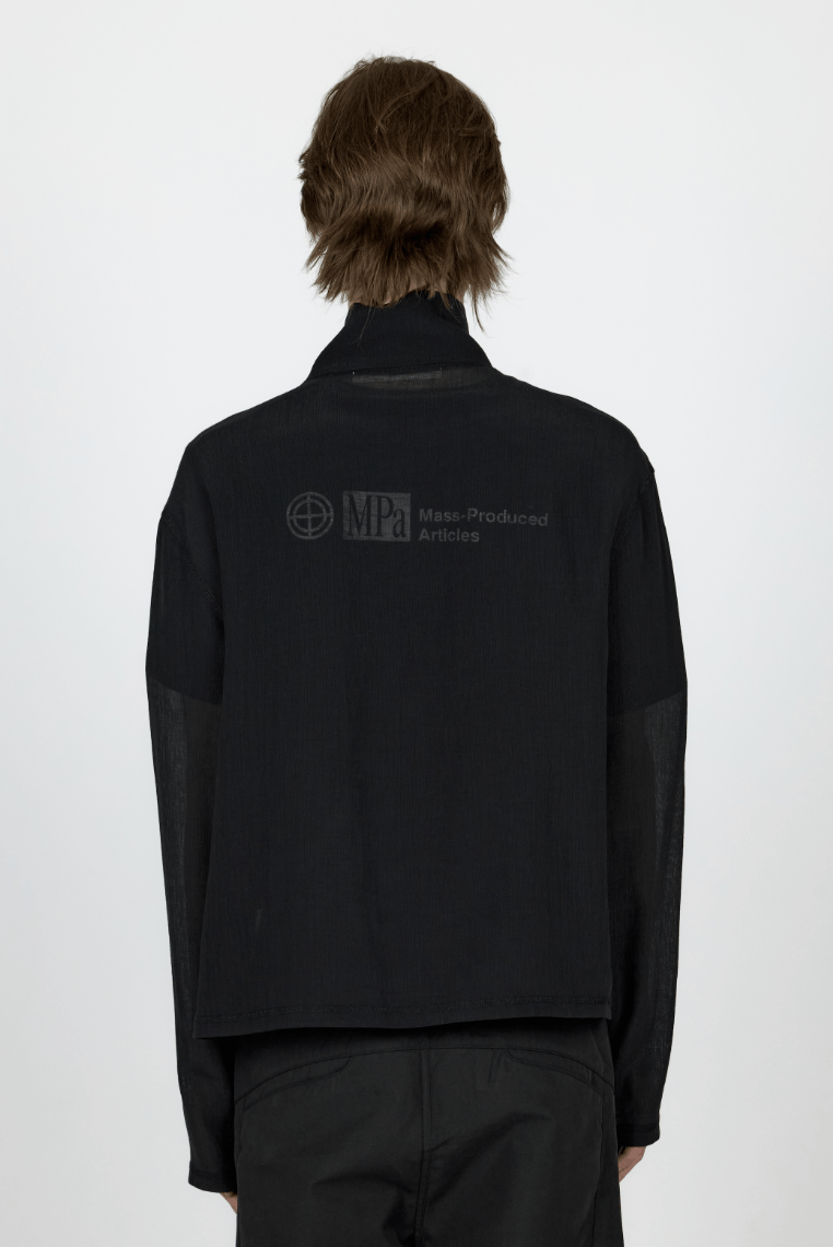 Other MPa VEIL CREPE ZIP JACKET (BLACK) , PLASTICPRODUCT Size US M / EU 48-50 / 2 - 5 Thumbnail