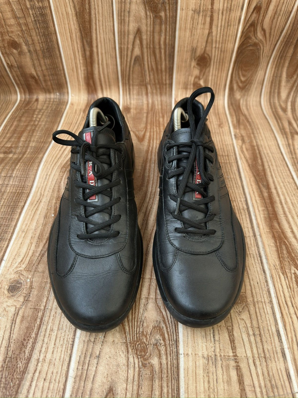 Prada PRADA Americas Cup Black Sneaks DNC096 Size US 10.5 / EU 43-44 - 1 Thumbnail