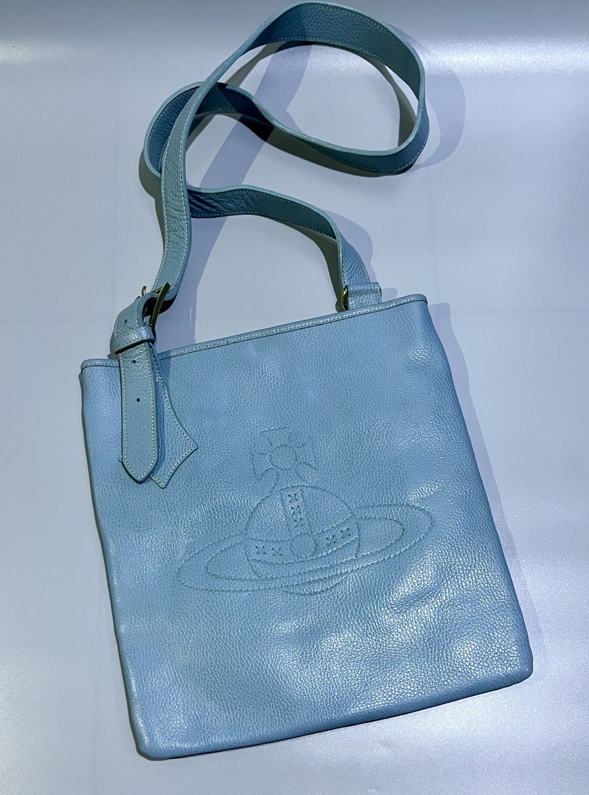Vivienne Westwood Vivienne Westwood Blue LeatherCrossbody Bag Size ONE SIZE - 1 Thumbnail