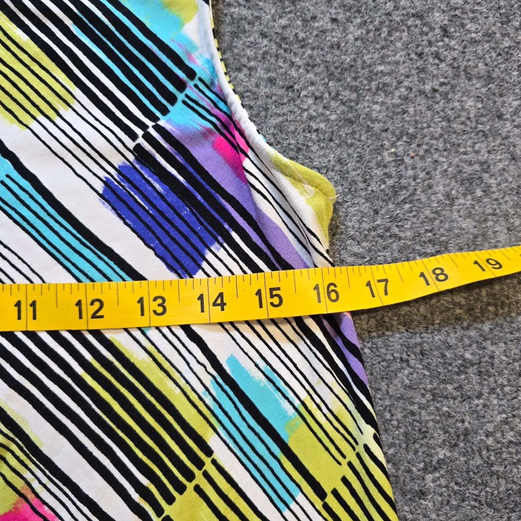 Habitat Habitat Dress Women XS Black Pink Geometric Stretch Sleeveless Casual A-Line Size XS / US 0-2 / IT 36-38 - 4 Thumbnail