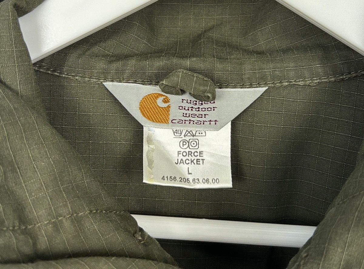 Carhartt × Vintage Vintage Carhartt Force Ripstop Field Bomber Force Jacket 90s Size US L / EU 52-54 / 3 - 10 Thumbnail
