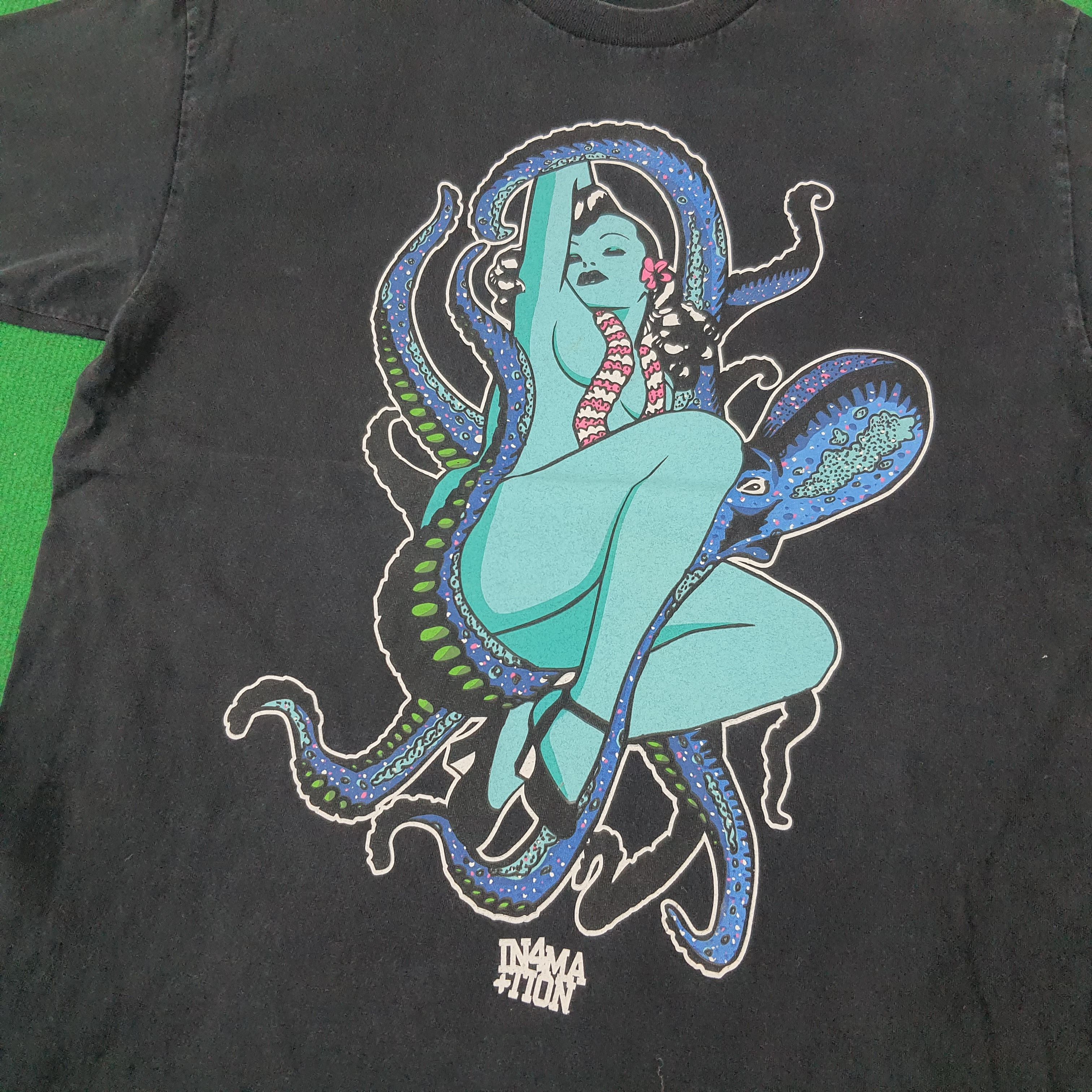 IN4MATION × Vintage Vintage In4mation Hawaii Style Streetwear Surf Tshirt Size US M / EU 48-50 / 2 - 2 Thumbnail