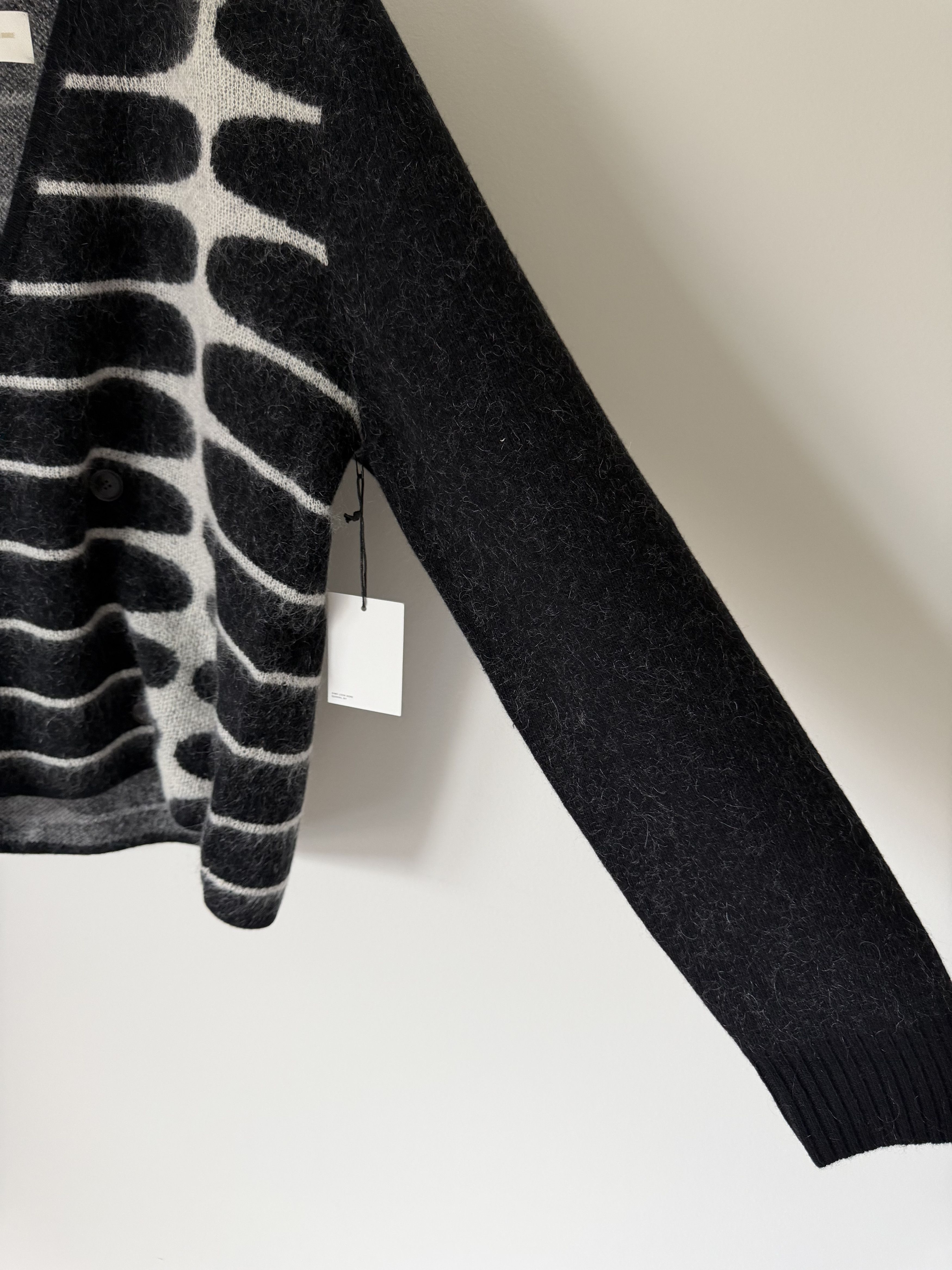 Aime Leon Dore Aime Leon Dore Double Breasted Mohair Cardigan in Black Size US M / EU 48-50 / 2 - 4 Thumbnail