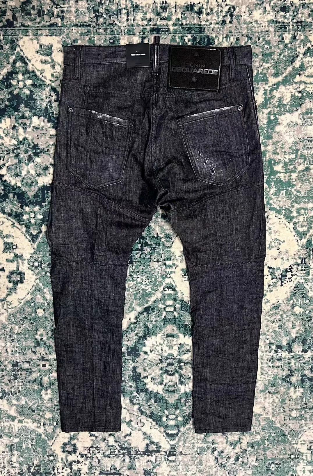 Dsquared2 Dsquared2 2023 SS TIDY BIKER Slim Black Grey Washed 44-52 Size US 30 / EU 46 - 2 Thumbnail