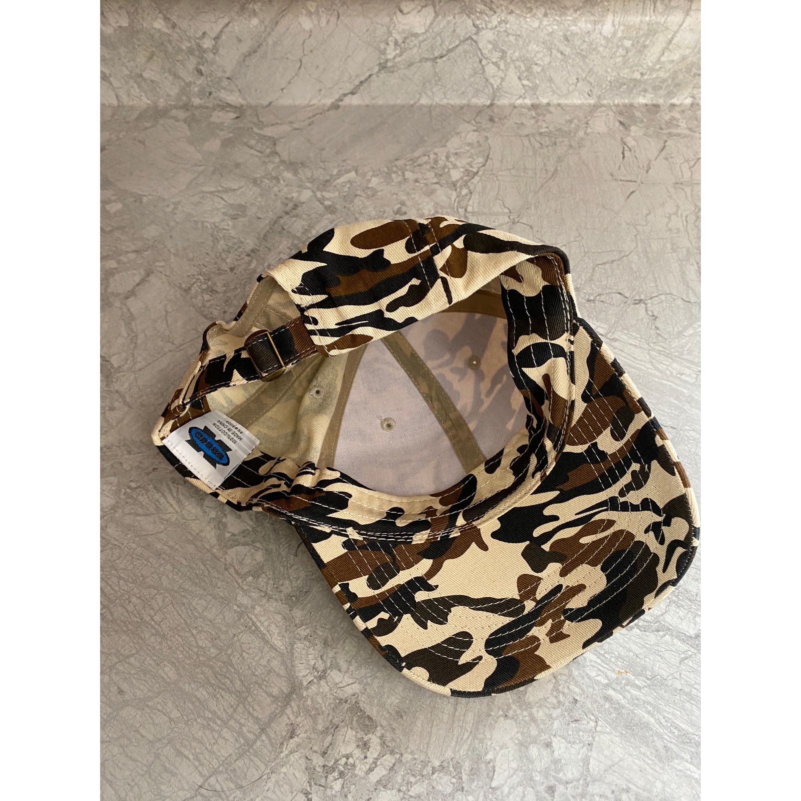 NBA Milwaukee Bucks Camo NBA Basketball Strapback Hat Size ONE SIZE - 6 Thumbnail
