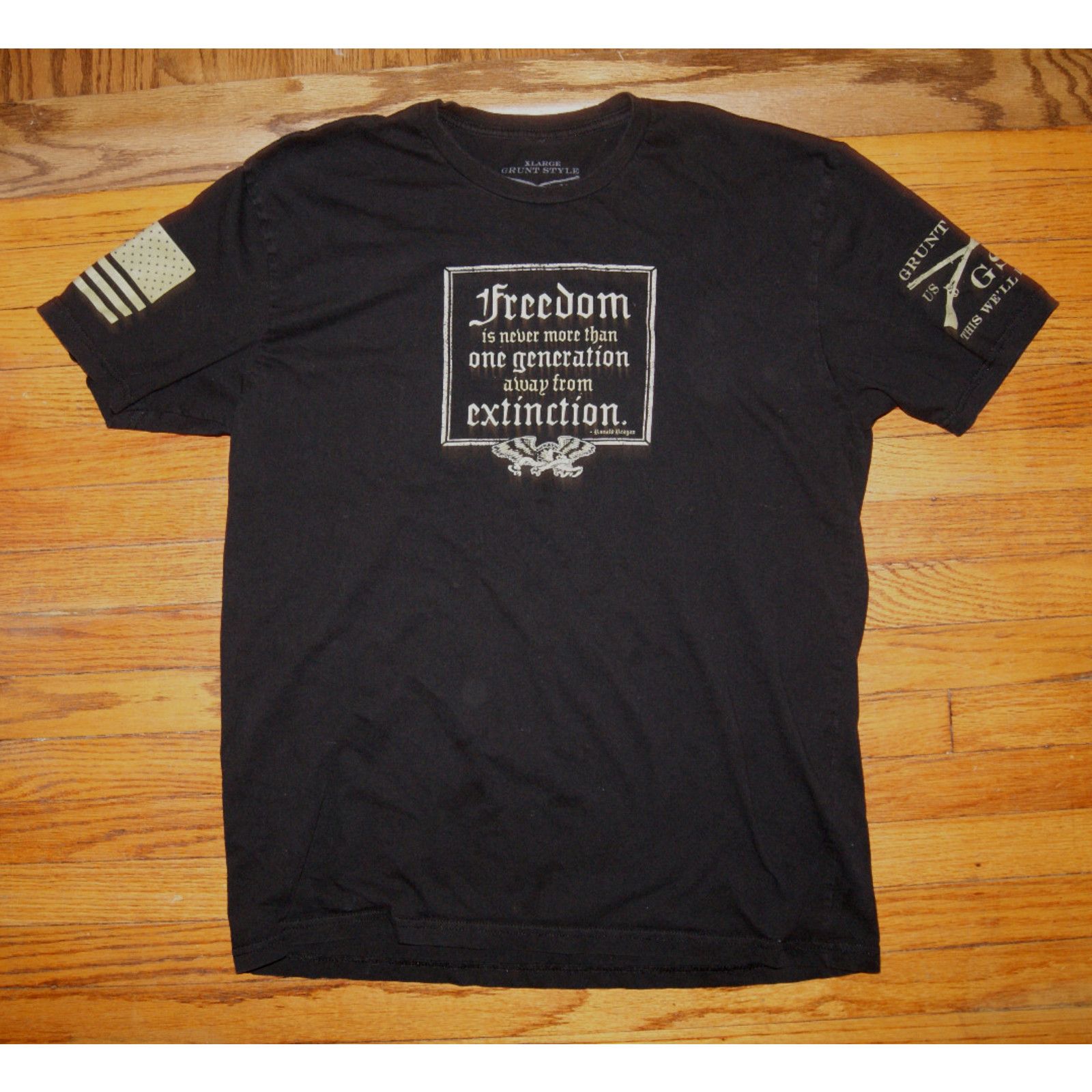 Grunt Style Grunt Style Freedom Never More Than Generation T Shirt XL Size US XL / EU 56 / 4 - 2 Thumbnail