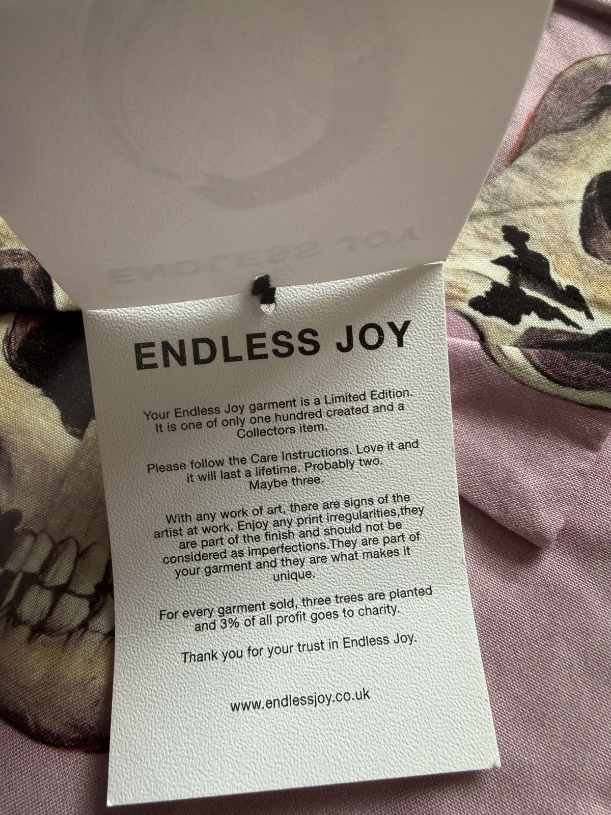 Endless Joy endless joy pink rayon button-up ss shirt Size US L / EU 52-54 / 3 - 4 Thumbnail