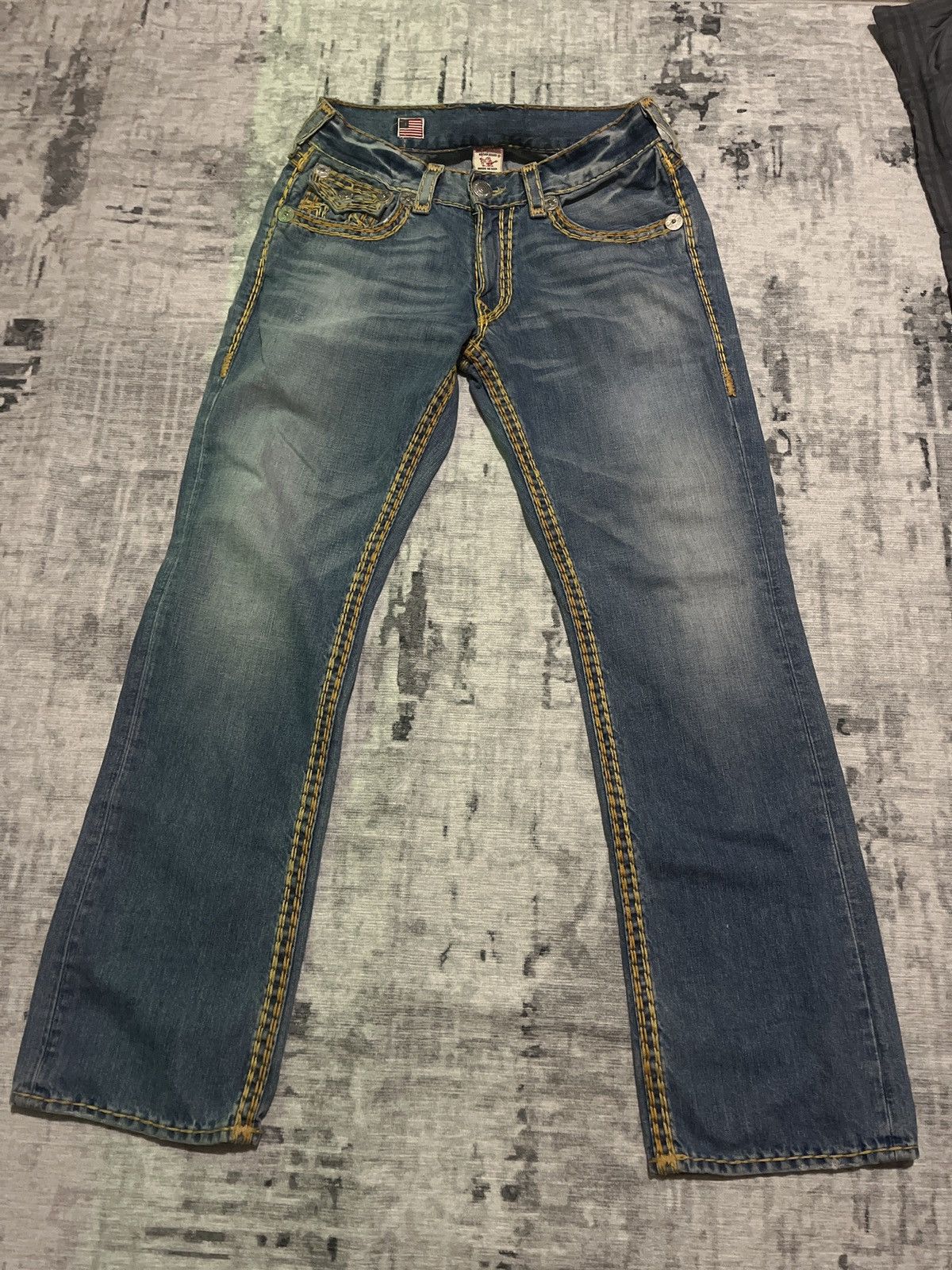image of True Religion Ricky Super Qt in Blue, Men's (Size 34)