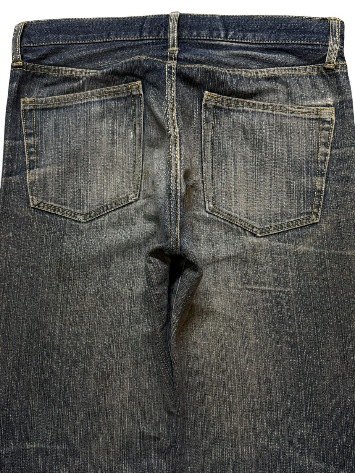 14th Addiction Vintage Y2K Japanese Brand Mud Wash Whisker Regular Straight Size US 32 / EU 48 - 4 Thumbnail