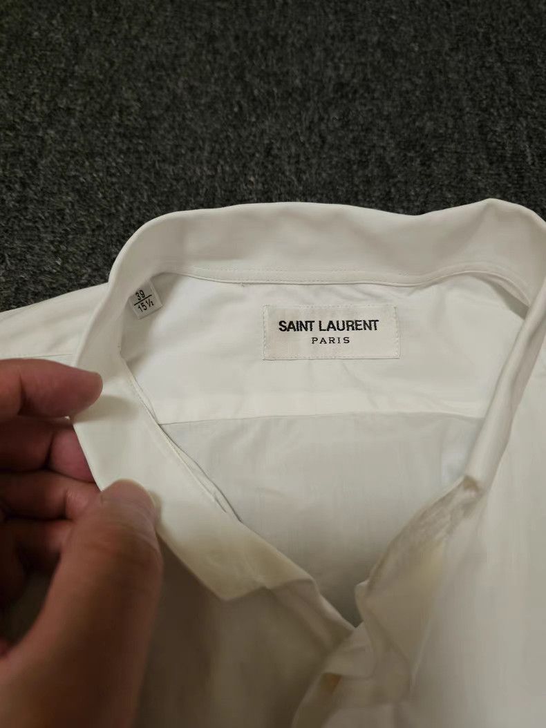 Saint Laurent Paris Saint Laurent White Shirt Size US M / EU 48-50 / 2 - 5 Thumbnail