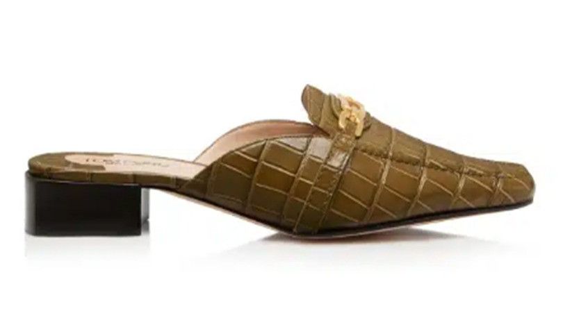 Tom Ford o1loc1c0326 W3354 Slippers Flats in Brown Size US 7 / IT 37 - 1 Preview