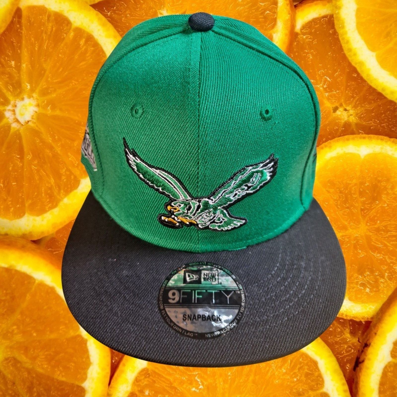 New Era Philadelphia Eagles New Era Snapback Hat Anniversary NFL Cap Size ONE SIZE - 1 Thumbnail