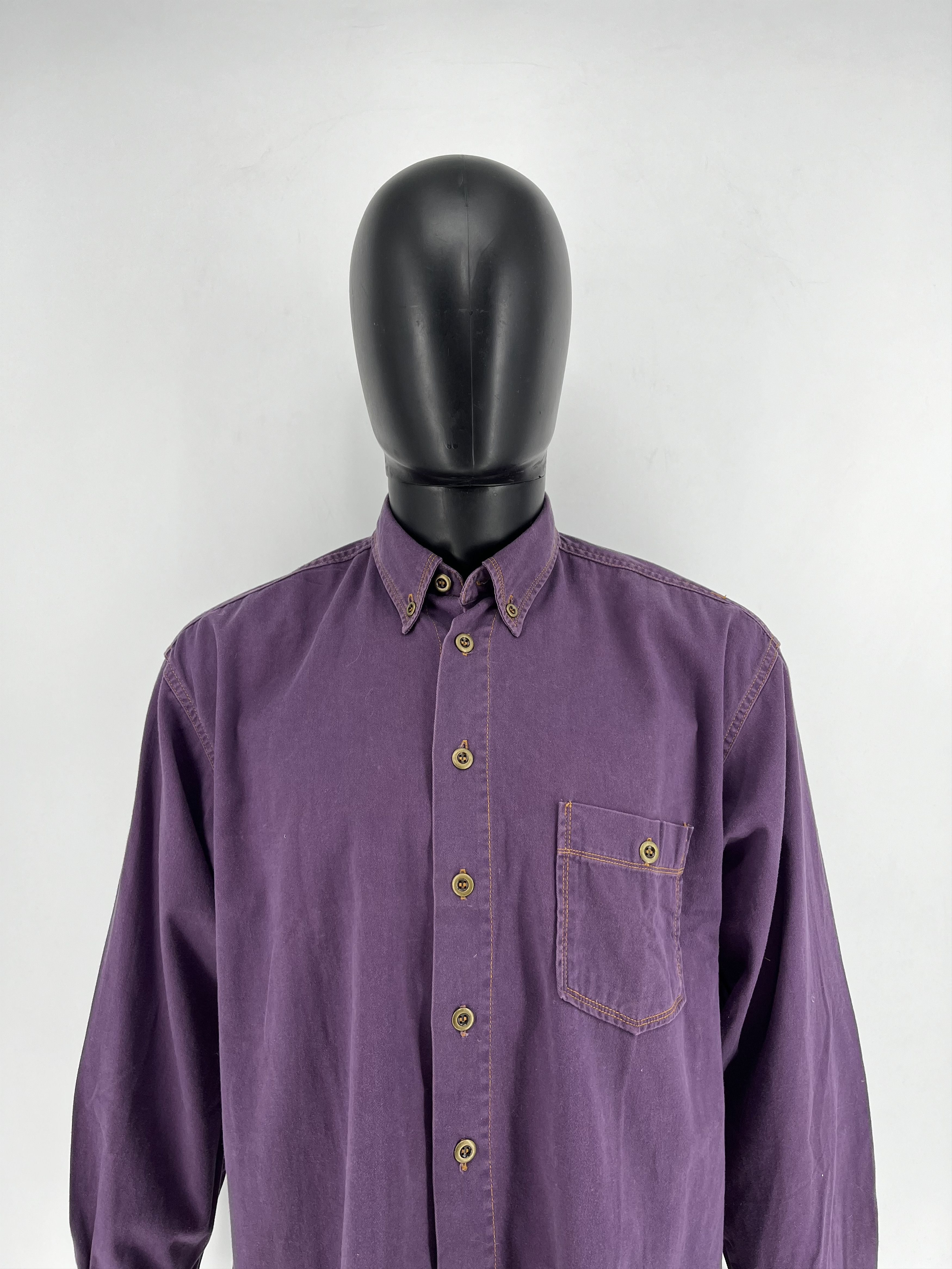 Orvis × Vintage Vintage 90s Orvis Heavyweight Microfiber Button Down Shirt Size US M / EU 48-50 / 2 - 1 Thumbnail