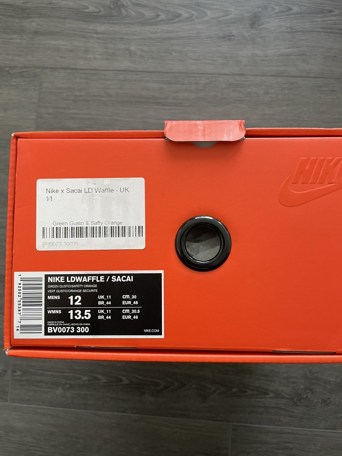 Nike × Sacai LD Waffle Green Gusto Size US 12 / EU 45 - 10 Thumbnail