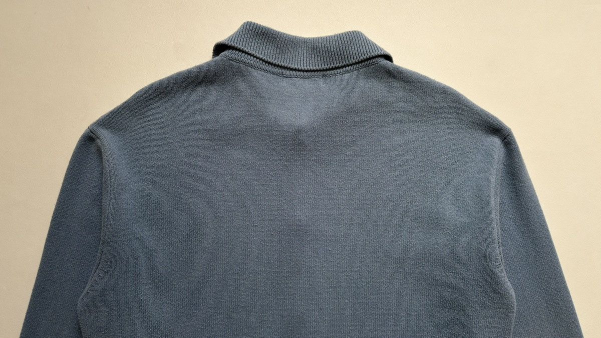 Mfpen Blue Brushed/Pilled Cotton ‘Formal’ Cardigan Size US M / EU 48-50 / 2 - 11 Thumbnail