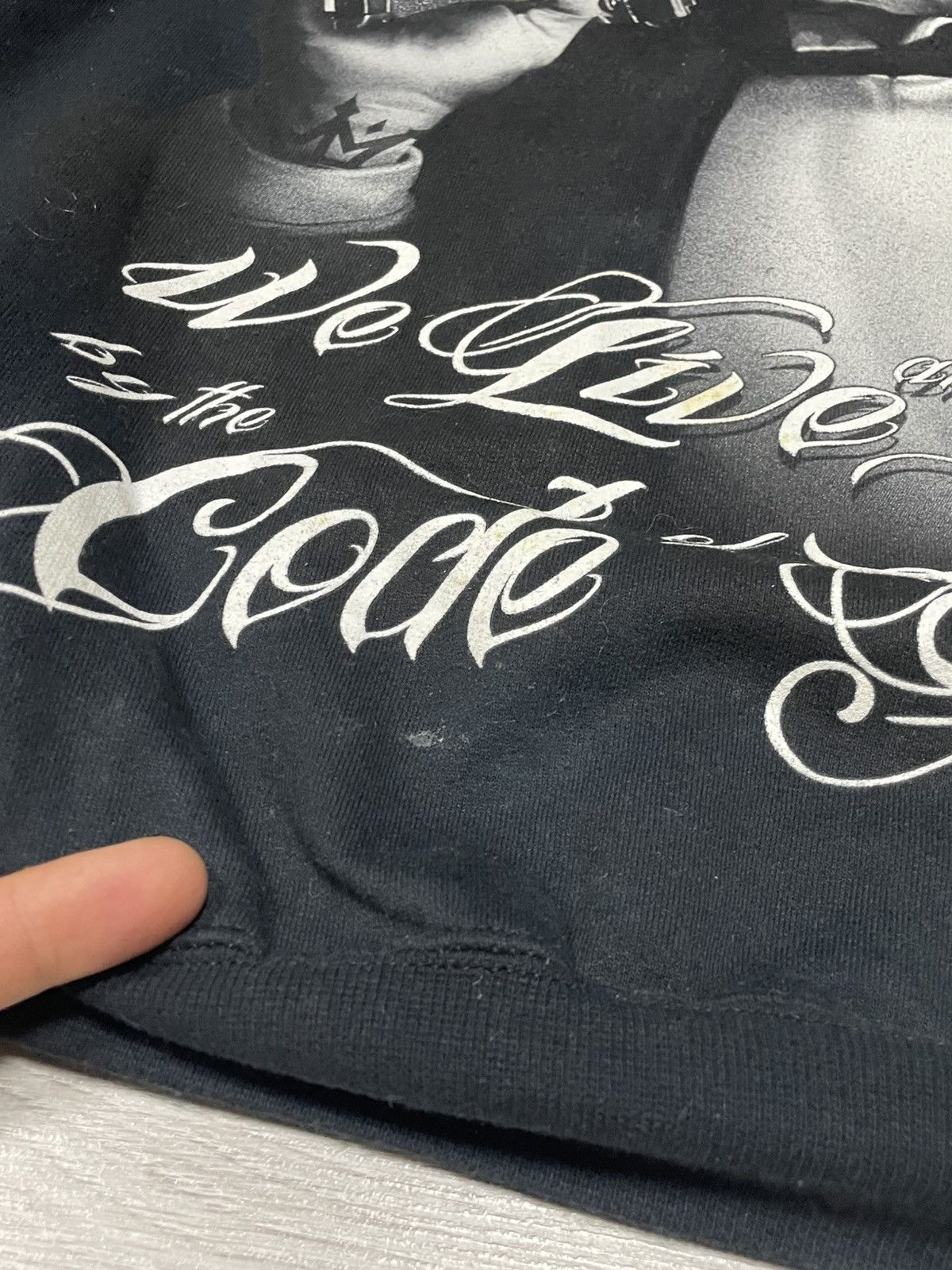 Vintage Don Corleone Mafioso USA The God Father bog print sweatshirt Size US XL / EU 56 / 4 - 9 Thumbnail