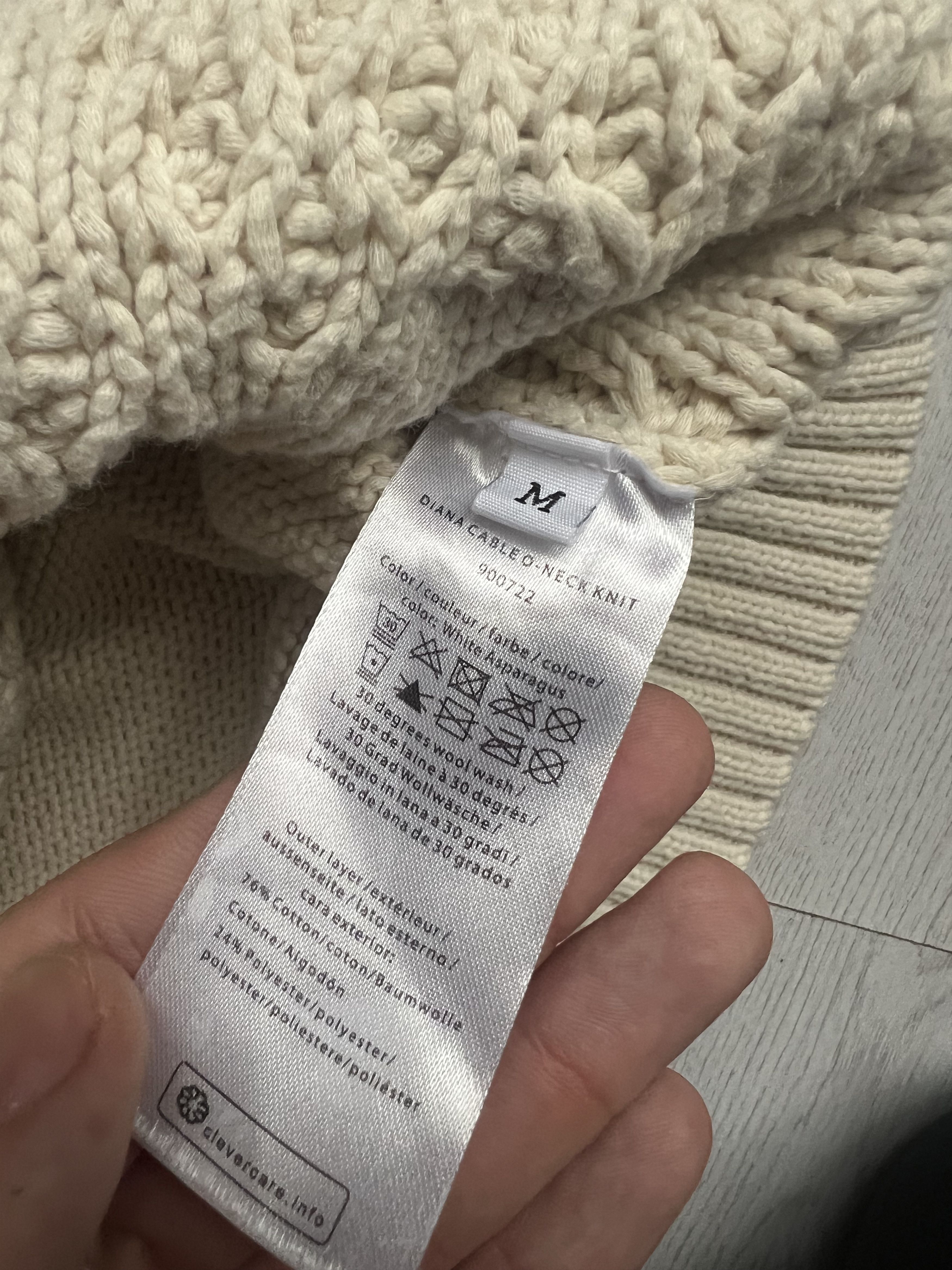 REMAIN Birger Christensen Remain Birger Christensen Diana aran cotton-blend jumper Size M / US 6-8 / IT 42-44 - 4 Thumbnail