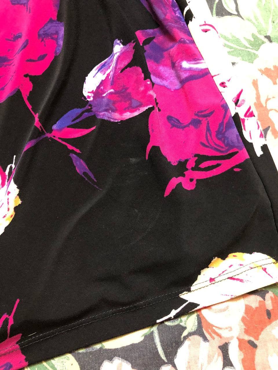 Ralph Lauren Vintage Ralph Lauren Big Floral Print Midi Dress Size XL / US 12-14 / IT 48-50 - 11 Thumbnail