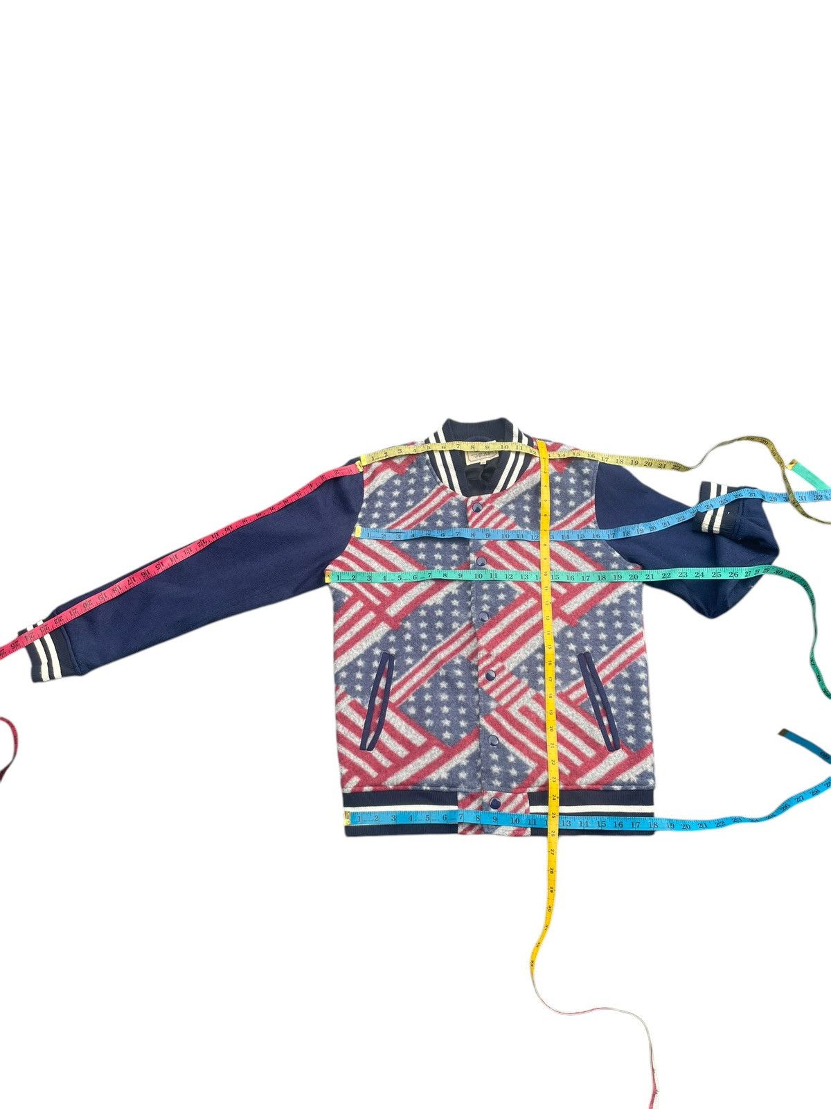 Japanese Brand Varsity Power To The People American Flag Jacket Size US M / EU 48-50 / 2 - 9 Thumbnail