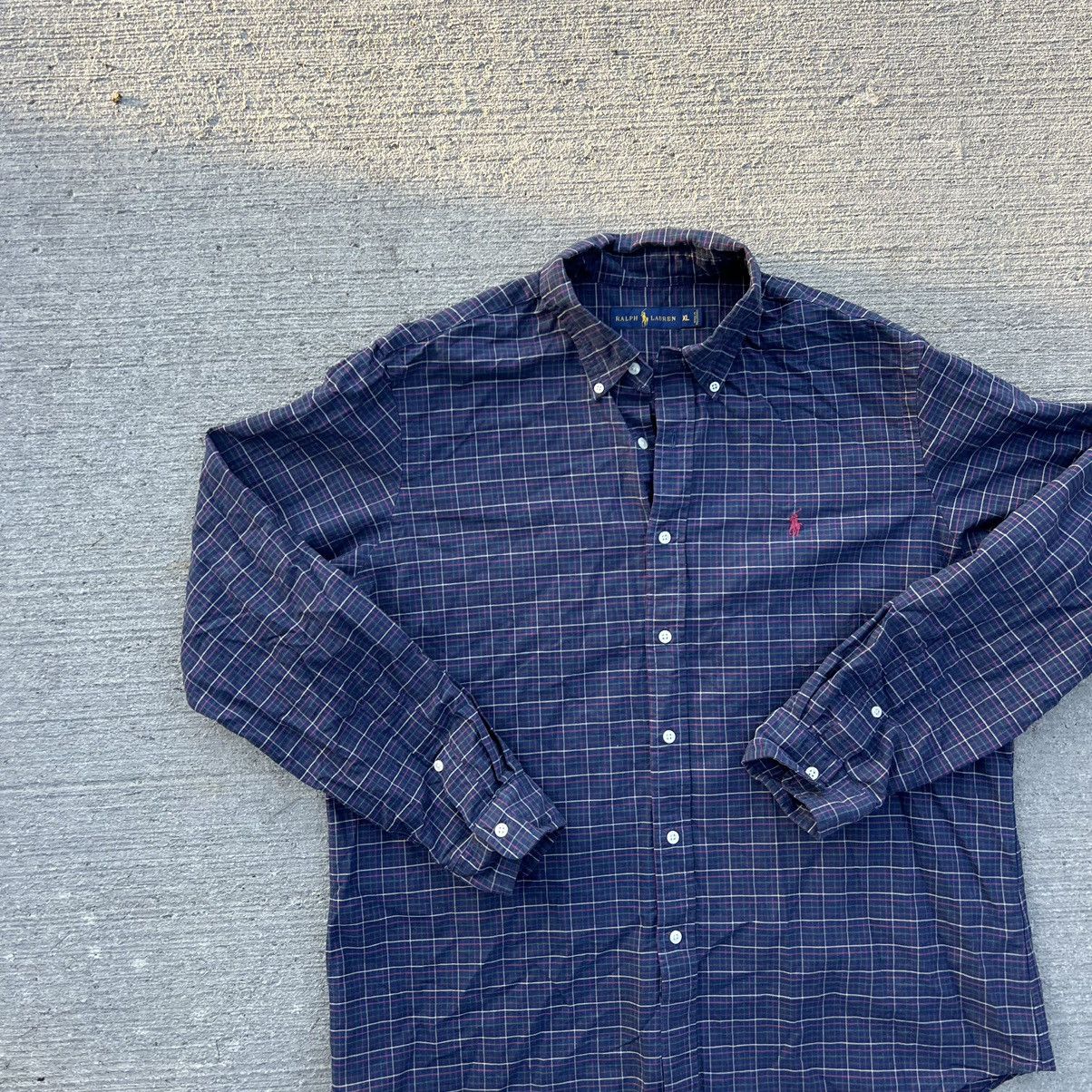 Polo Ralph Lauren × Ralph Lauren Polo Ralph Lauren Checkered Shirt Classic Fit Size Xl Size US XL / EU 56 / 4 - 3 Thumbnail