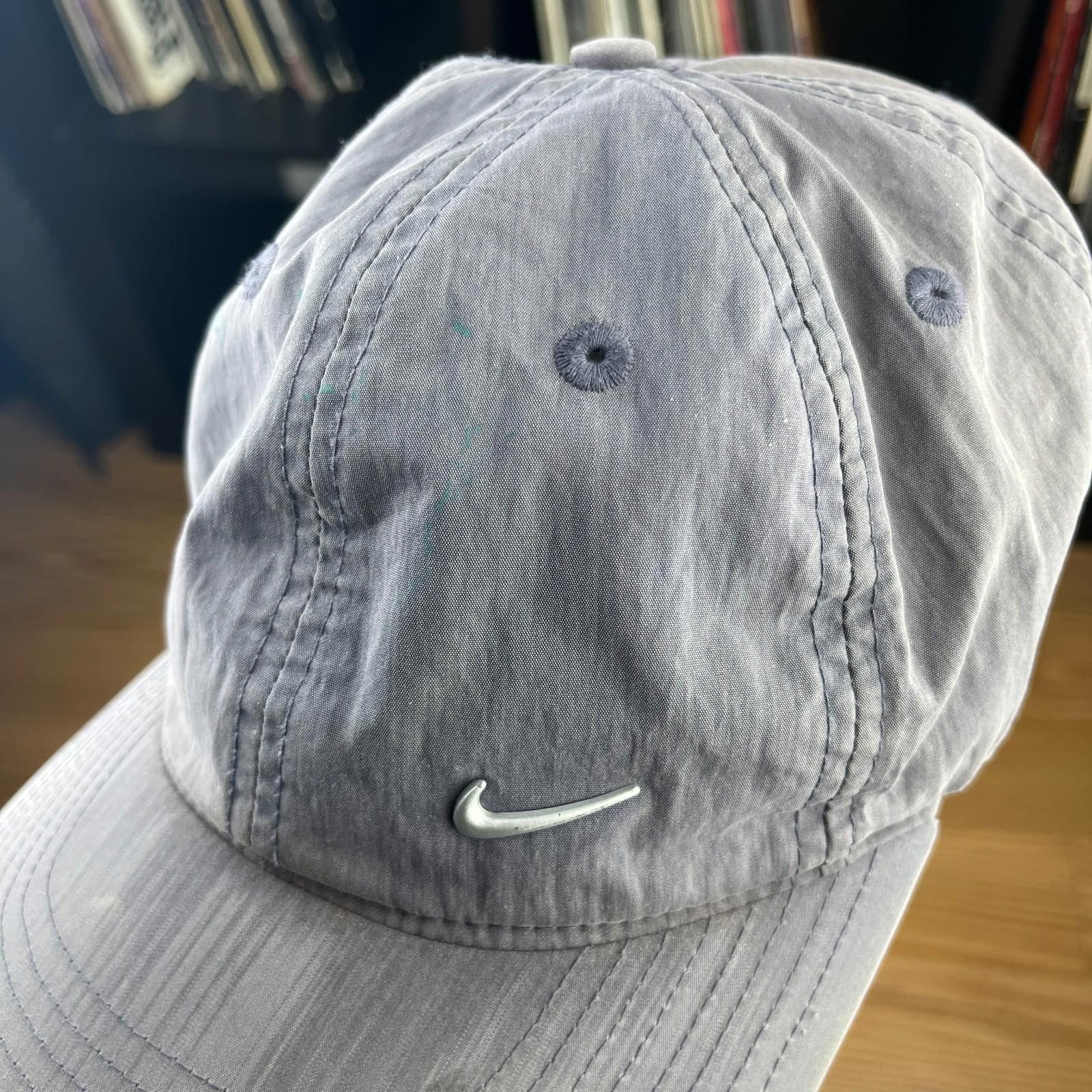 Nike Vintage 90s Nike Sun Faded Swoosh Strapback Hat Size ONE SIZE - 2 Thumbnail