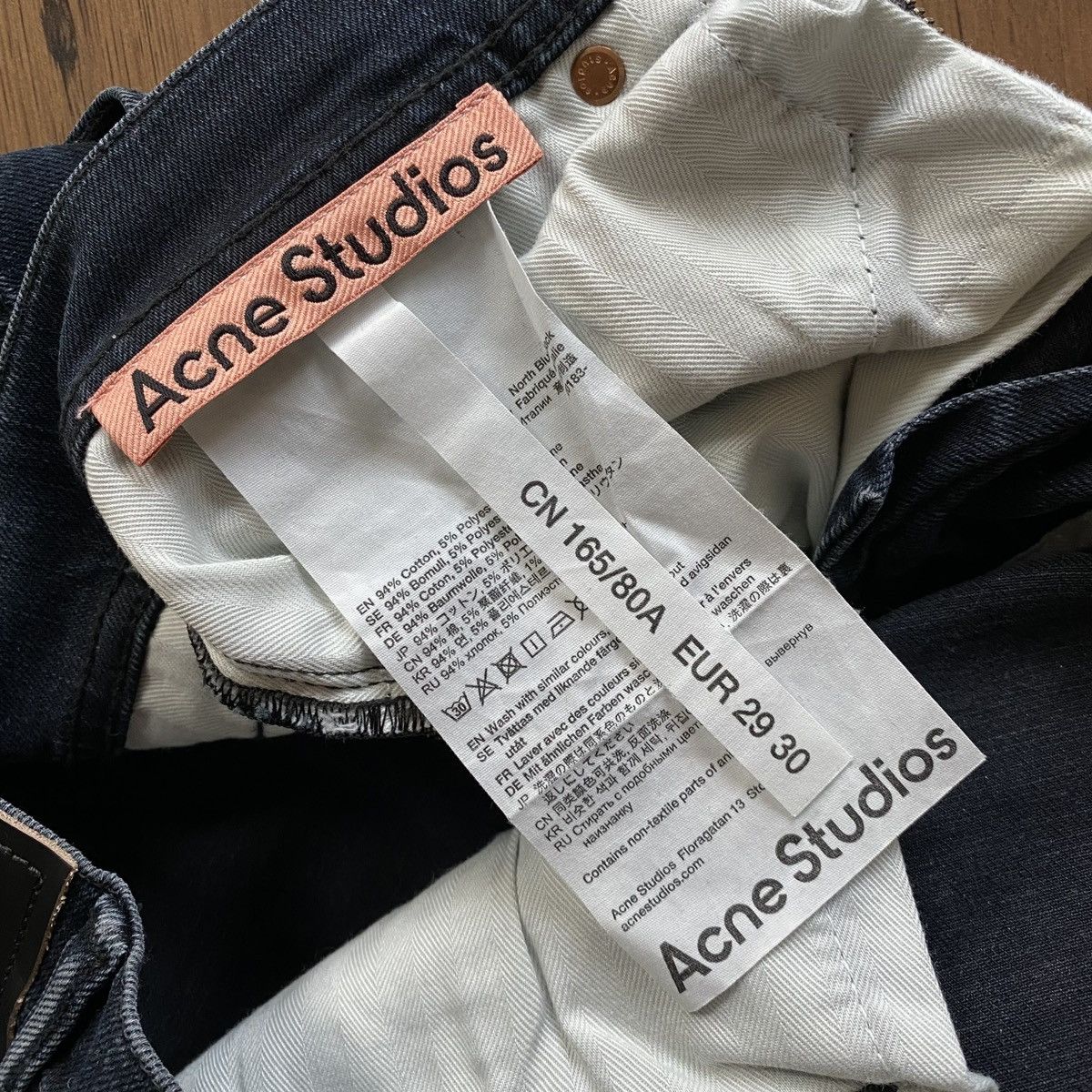 Acne Studios Acne Studios Skinny Fit North Jeans Size US 29 - 12 Thumbnail
