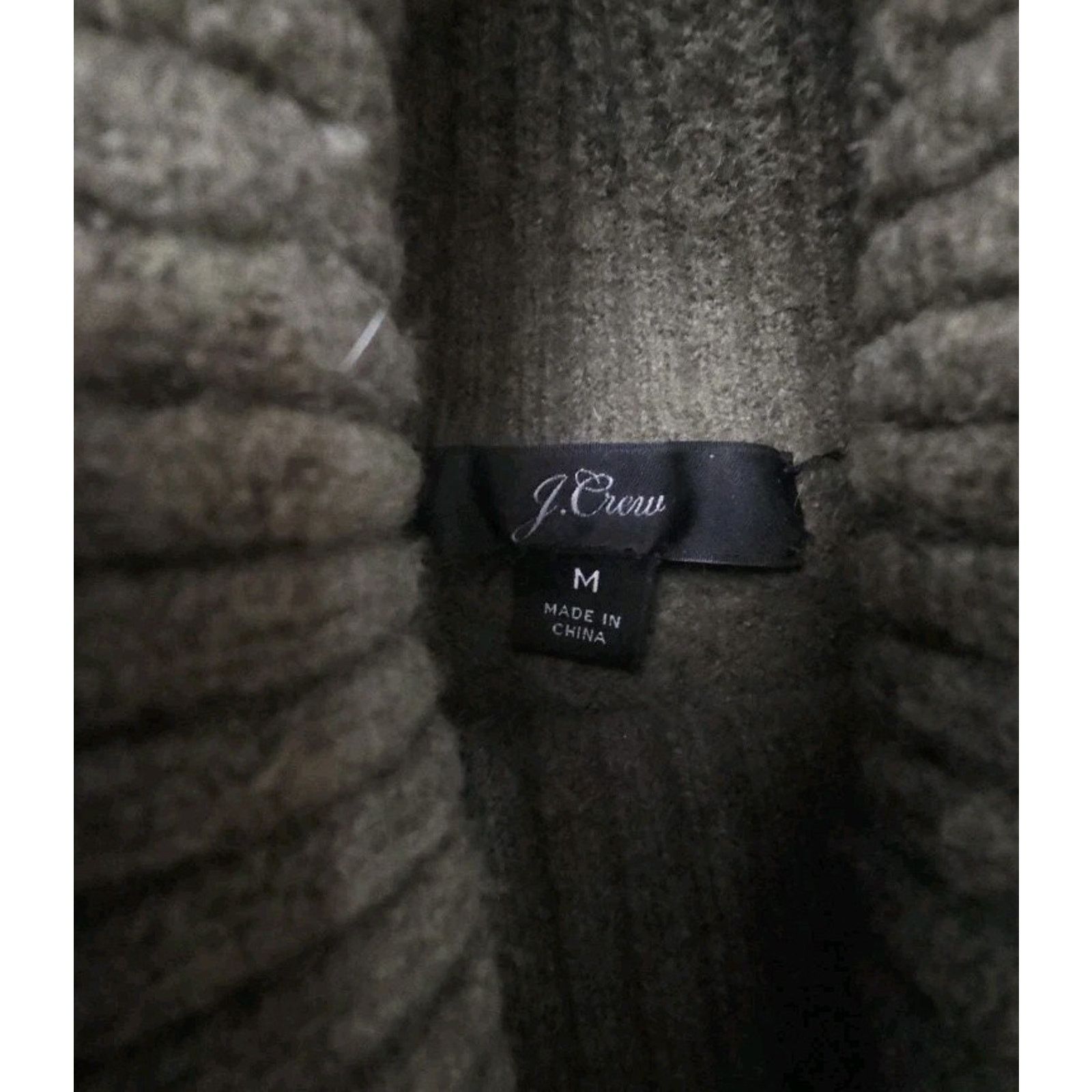 J.Crew J Crew Sweater Green Knit Turtle Neck Merino Wool Alpaca M Size M / US 6-8 / IT 42-44 - 3 Thumbnail