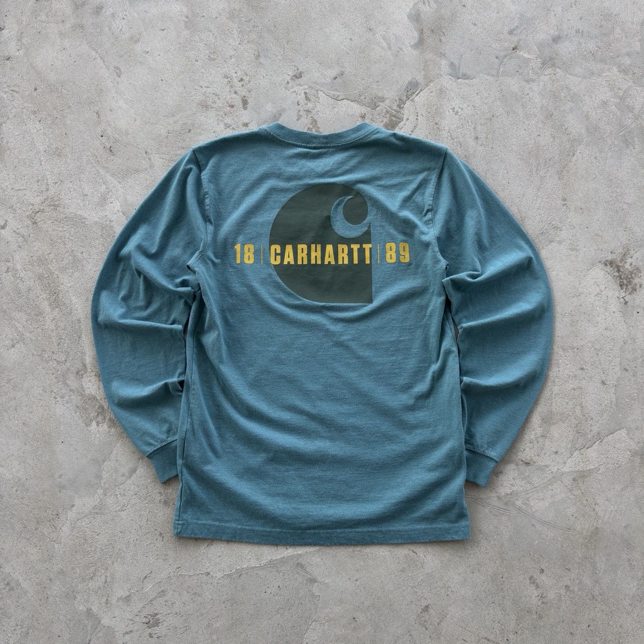 Carhartt Vintage Carhartt Relaxed Fit Pocket T-Shirt Long Sleeve Size US S / EU 44-46 / 1 - 1 Thumbnail