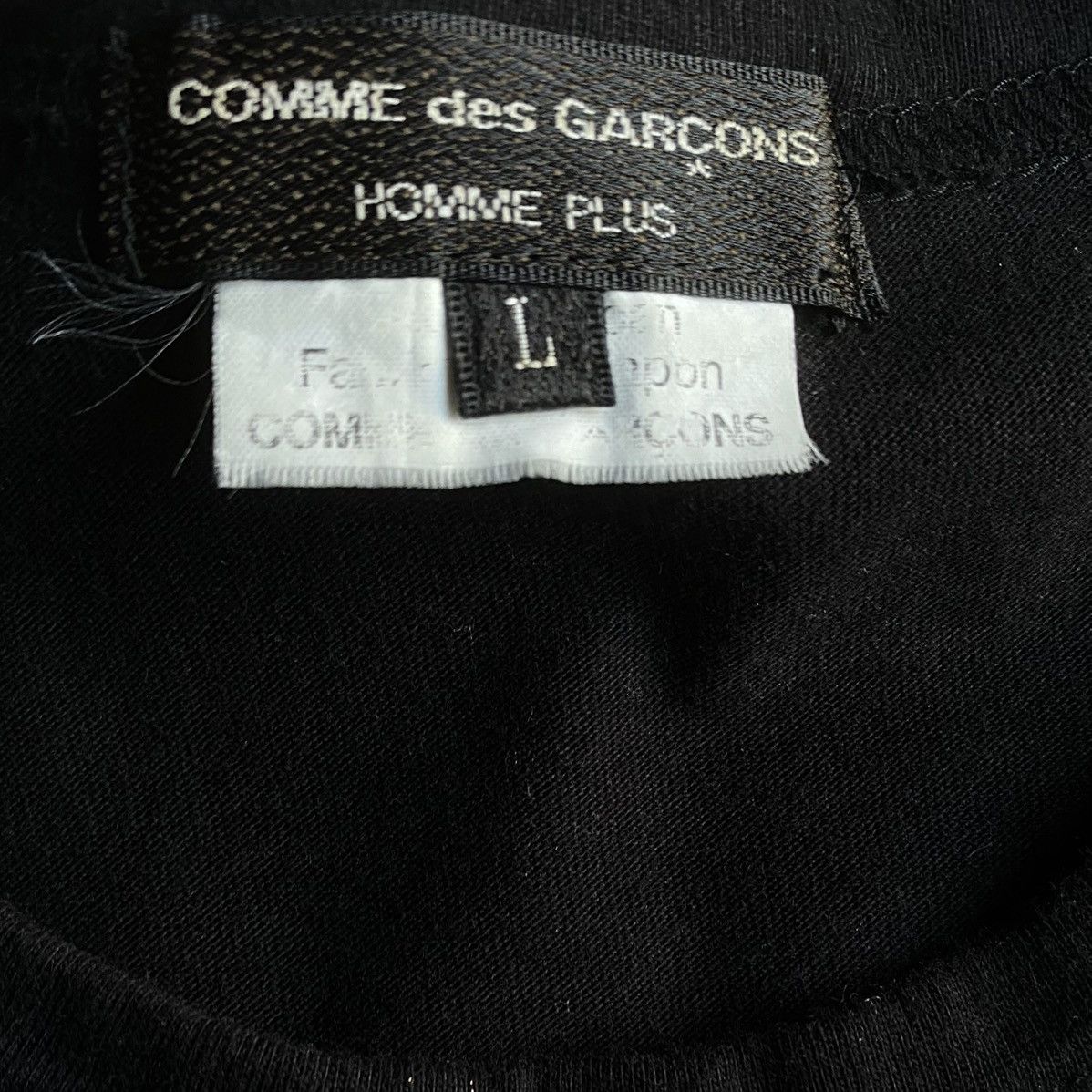 Comme des Garcons Homme Plus Fall14 Zip Up T Shirt Size US L / EU 52-54 / 3 - 5 Thumbnail