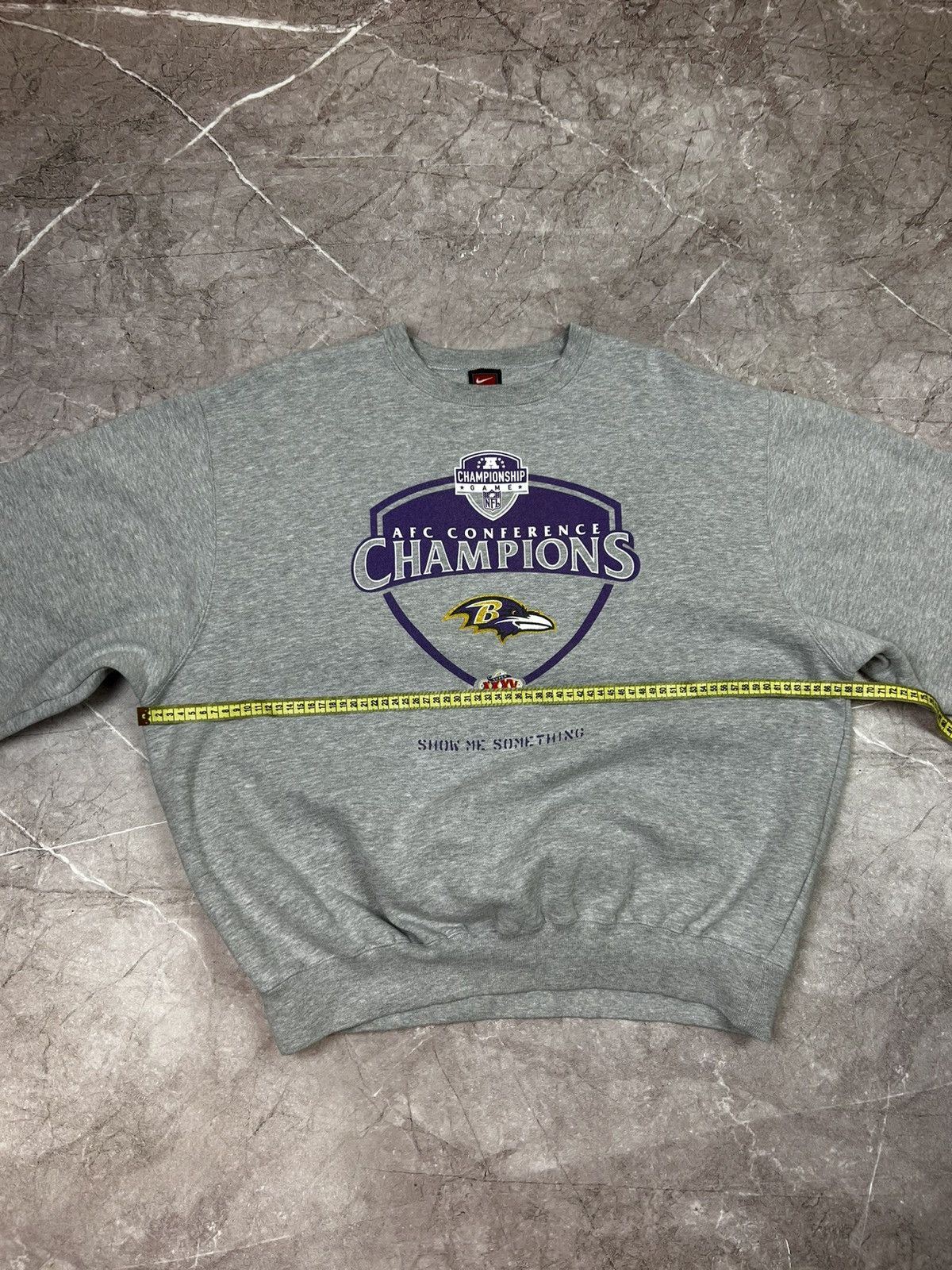 Nike Vintage Y2K Nike Baltimore Ravens Super Bowl XXXV Sweatshirt Size US XL / EU 56 / 4 - 12 Thumbnail