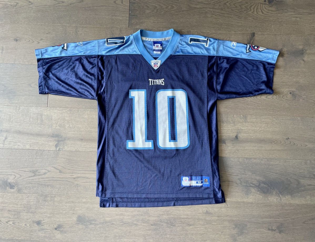 Reebok Tennessee Titans Jersey XL Vince Young #10 Blue Football