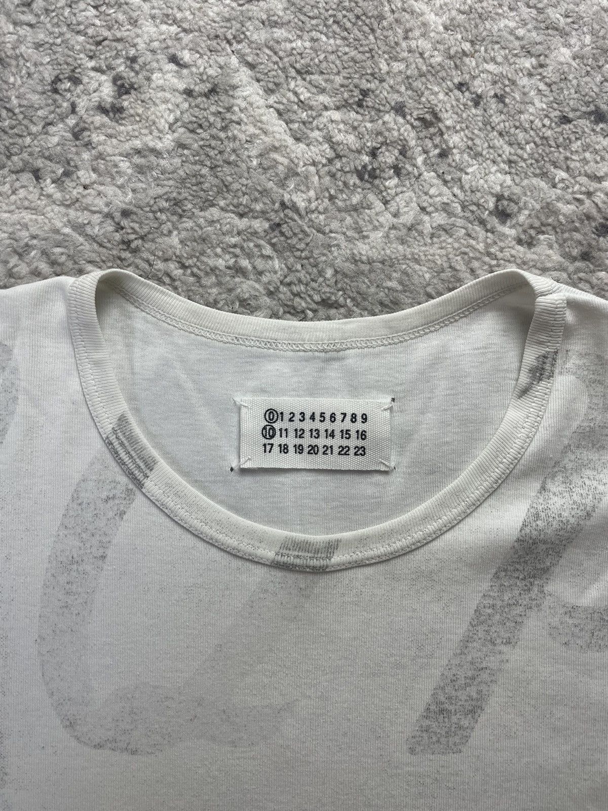 Maison Margiela SS99 Artisanal (0) (10) White T Shirt Size US L / EU 52-54 / 3 - 4 Thumbnail