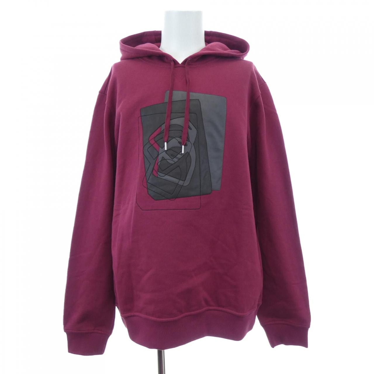 Hermes Hermes Hermes ETRIERS DECALES Leather Hooded Sweatshirt XL Others Sweatshirts & Hoodies DUTY FREE for USA Size ONE SIZE - 1 Thumbnail