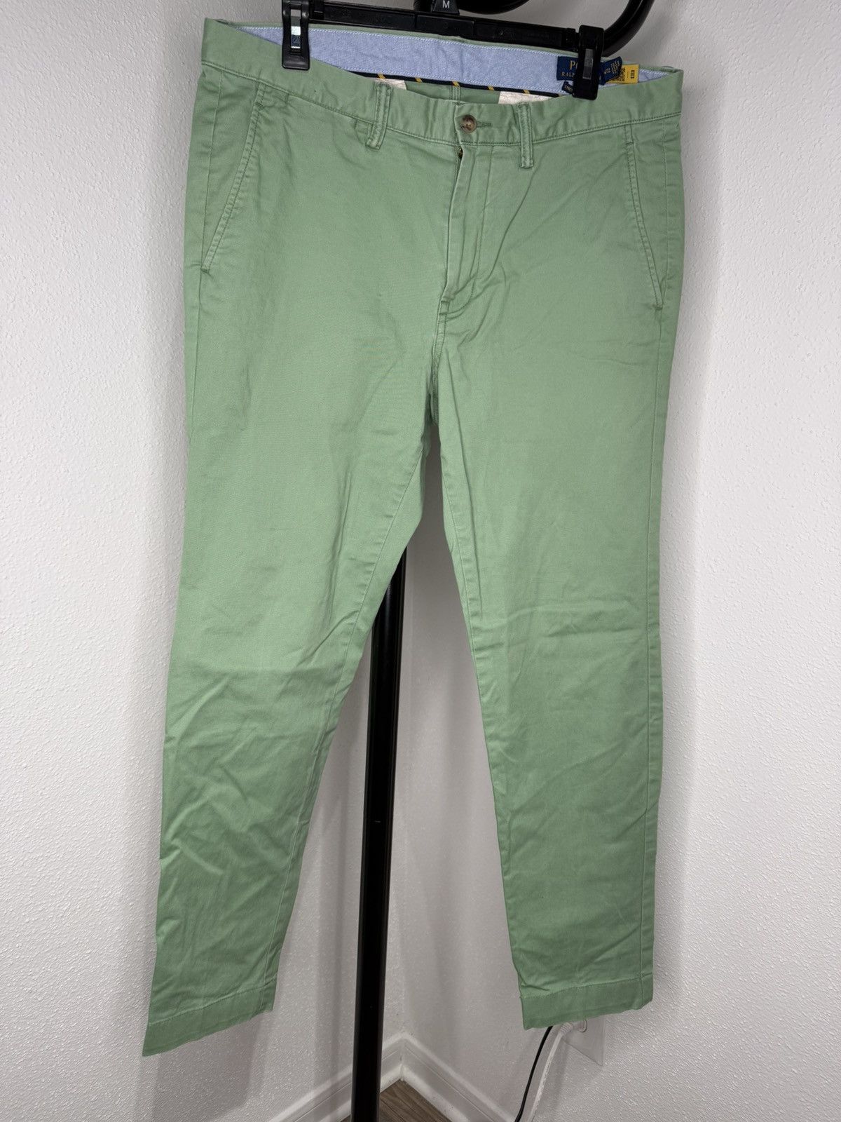 Polo Ralph Lauren Polo Ralph Lauren Stretch Slim Fit Pants Green Size US 34 / EU 50 - 1 Thumbnail