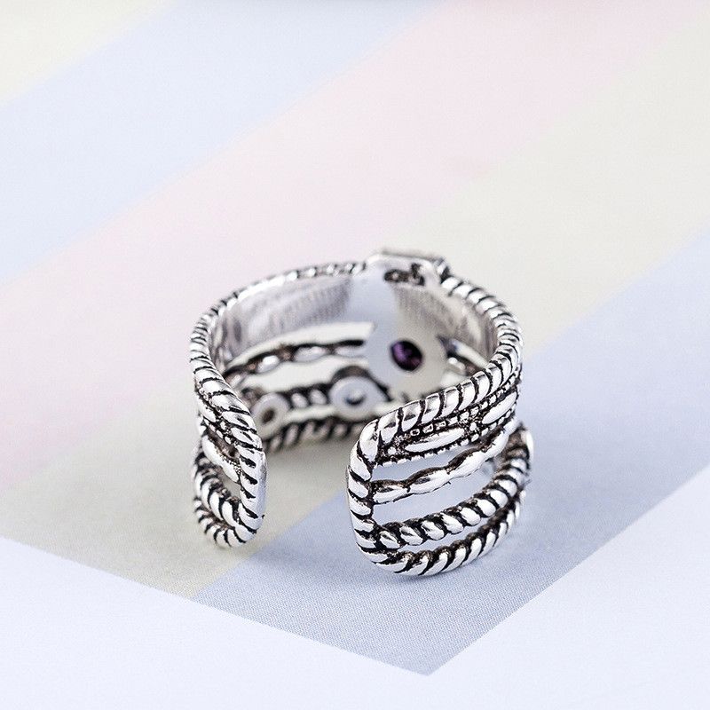 Jewelry Creative Geometric Elegant Ring Size ONE SIZE - 3 Thumbnail