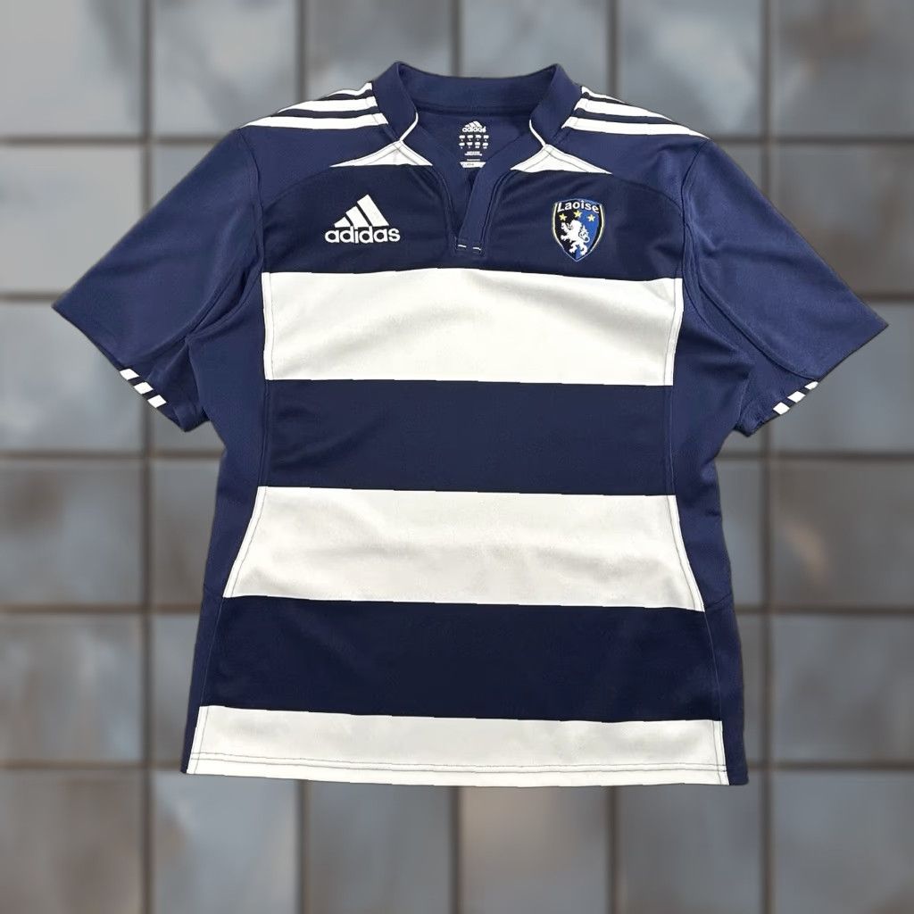 Adidas VINTAGE Adidas Womens Soccer Jersey Laoise Futból Authentic Y2K Striped Clima Jersey Blue 90s Womens XS-XXL? Size L / US 10 / IT 46 - 1 Thumbnail