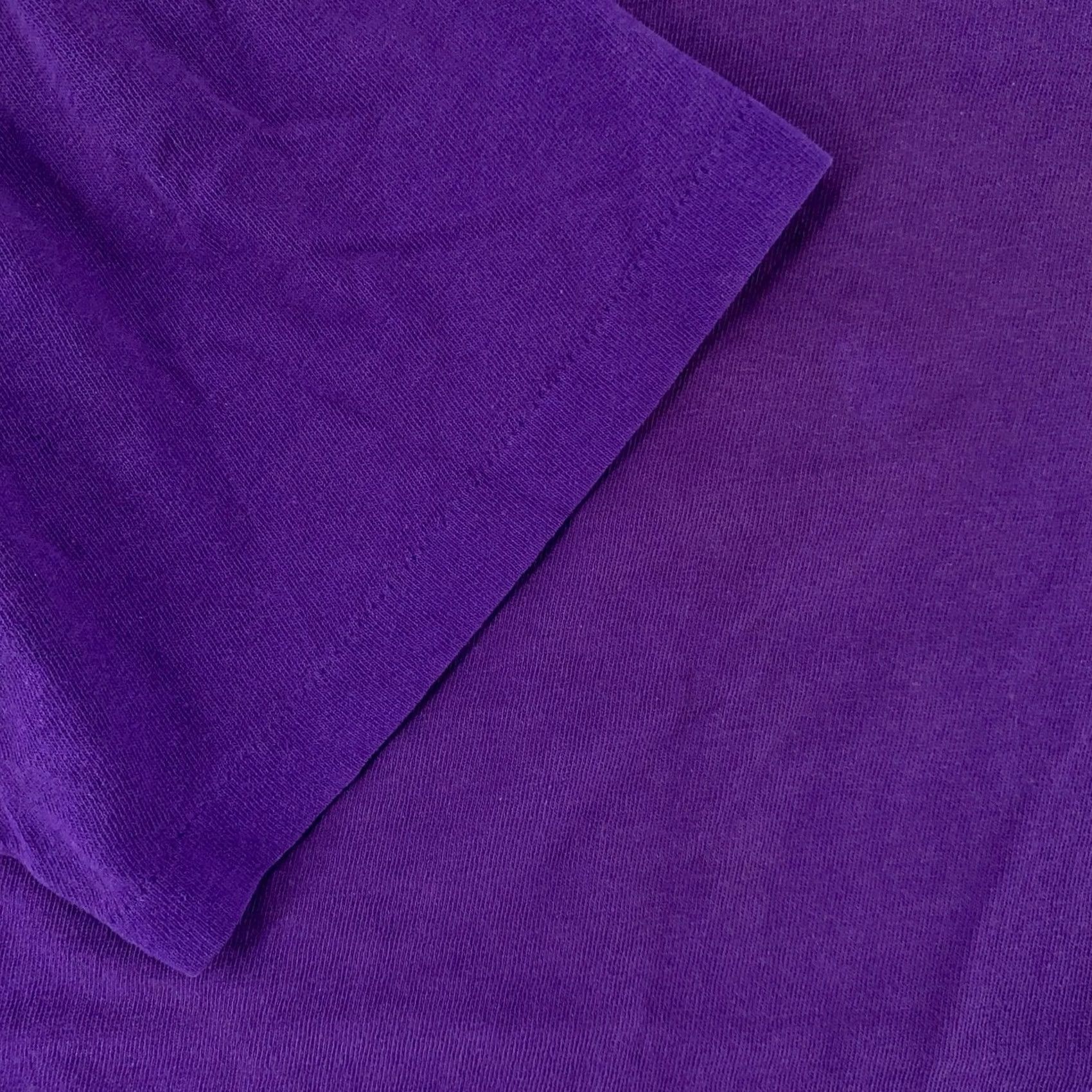 Russell Athletic VINTAGE Russell Athletic Shirt Mens M Purple 90s Crew Neck Short Sleeve Cotton Heavyweight Size US M / EU 48-50 / 2 - 4 Thumbnail
