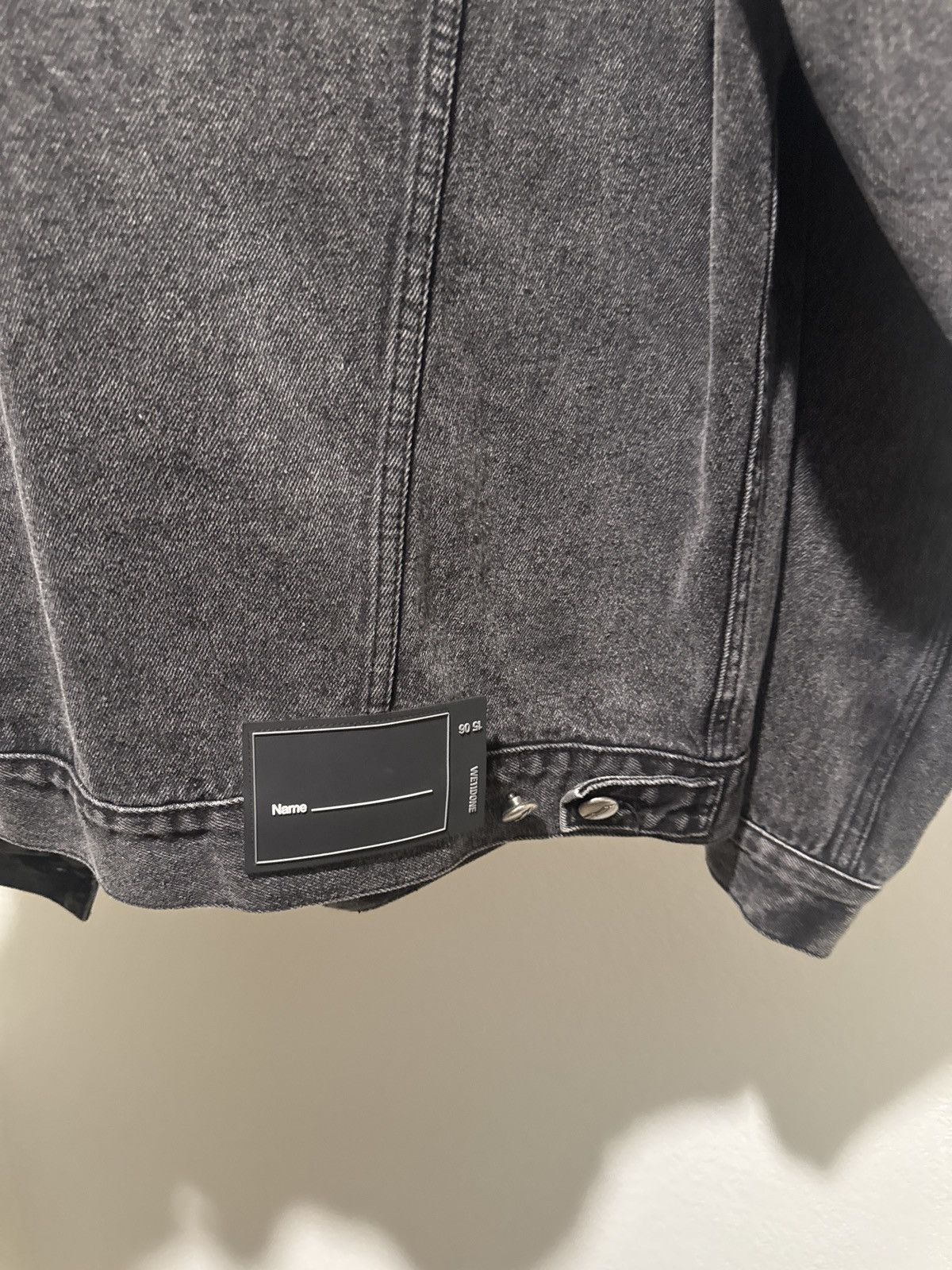 WE11DONE WE11DONE Black Washed Denim Jacket Trucker Oversized Size US S / EU 44-46 / 1 - 2 Thumbnail