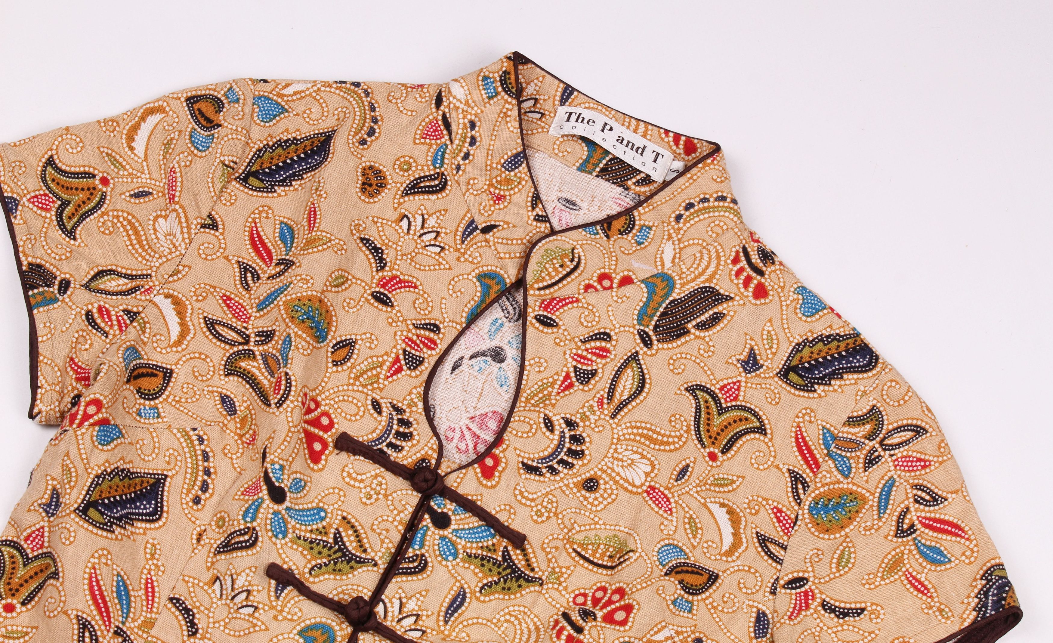 Japanese Brand × Vintage Vintage The P and T Japanese Y2K Short Sleeve Top Size S / US 4 / IT 40 - 5 Thumbnail