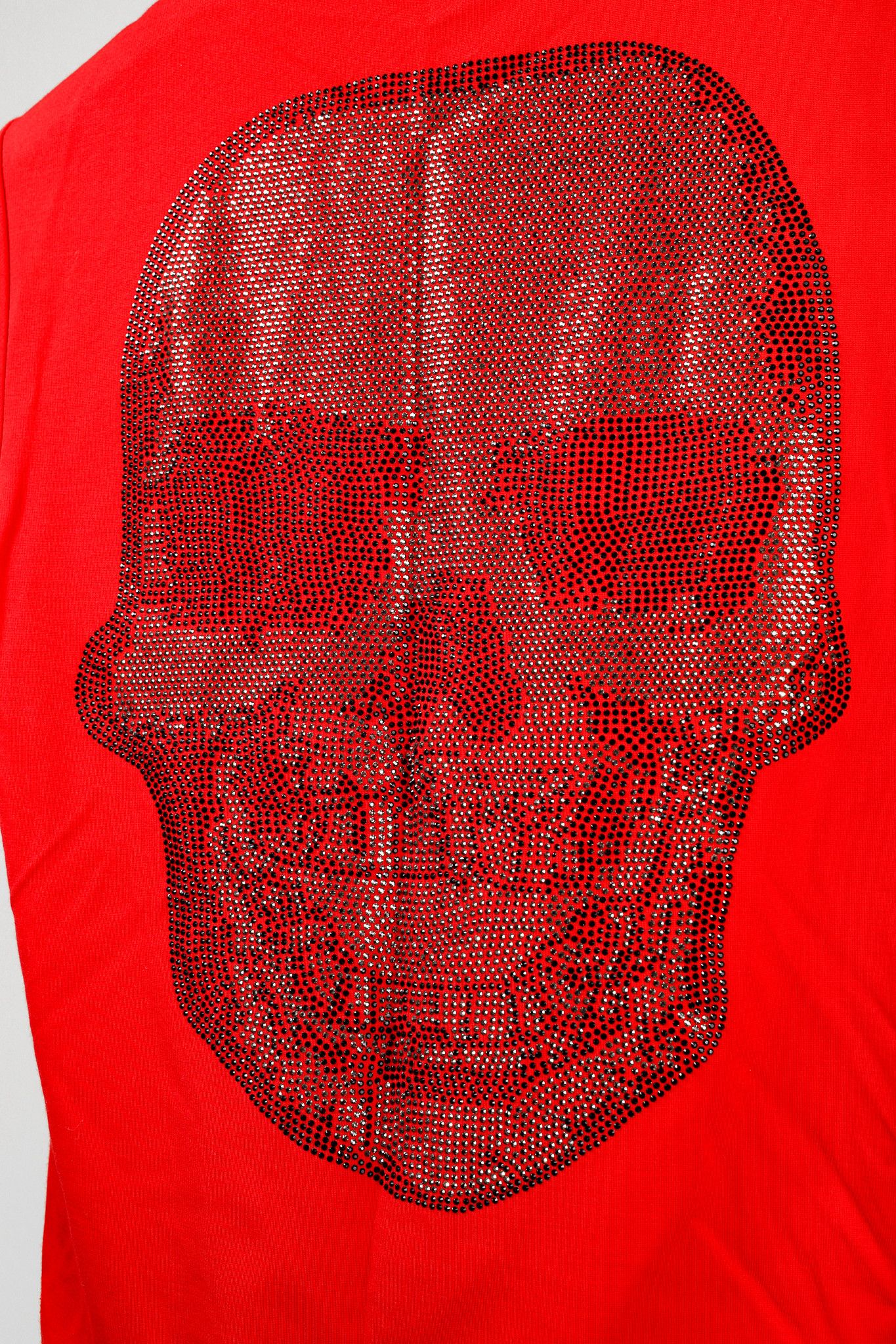 Philipp Plein Philipp Plein Red Patch Rhinestone-Skull Tee Size US XS / EU 42 / 0 - 6 Thumbnail