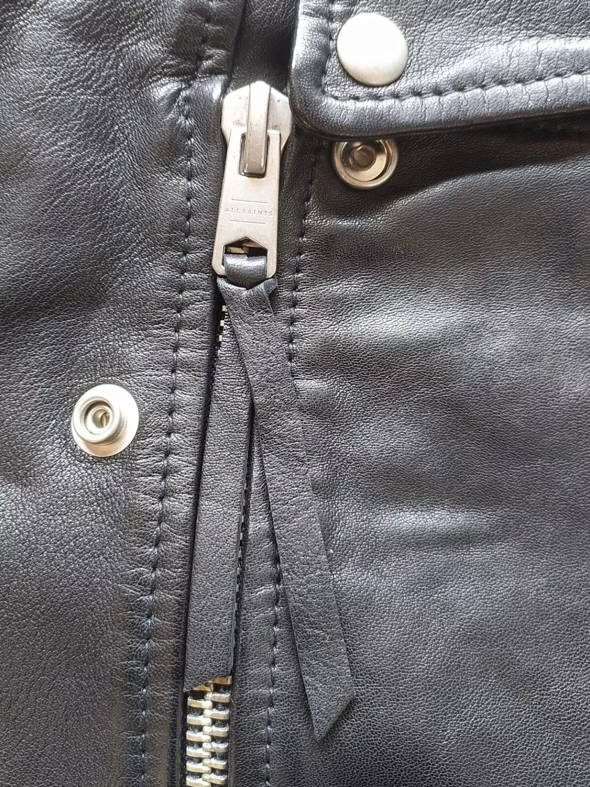 Allsaints ALLSAINTS Allen Leather Biker Jacket IFD 0746 Size US S / EU 44-46 / 1 - 3 Thumbnail