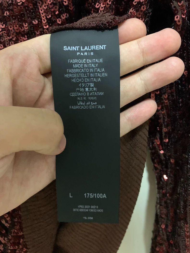 Saint Laurent Paris Saint Laurent Paris Red scale shirt Size L / US 10 / IT 46 - 4 Thumbnail