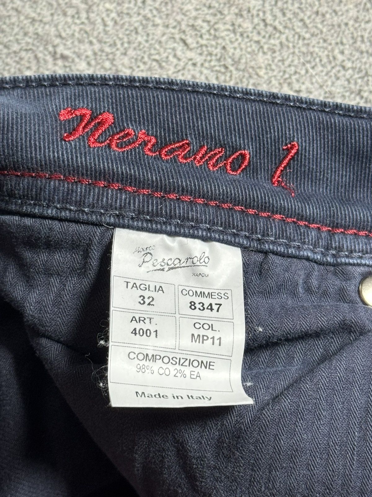 Marco Pescarolo Marco Pescarolo 32size Nerano 1 pants trousers chinos jeans Size 24" / US 00 / IT 34 - 13 Thumbnail