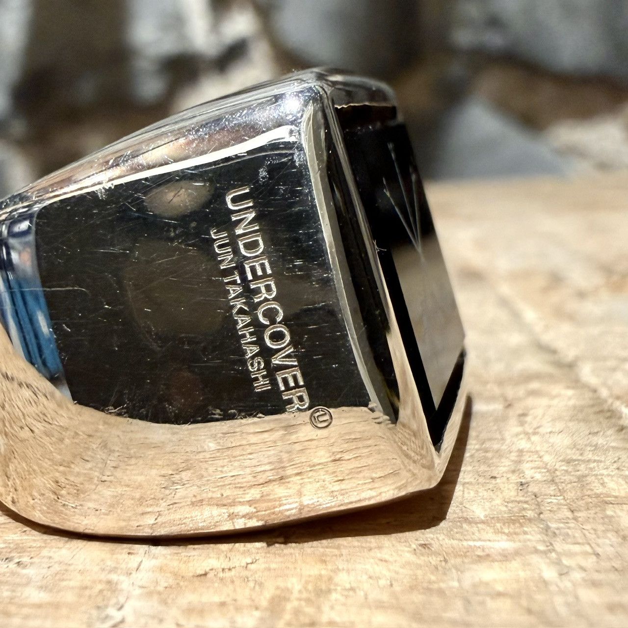 Undercover Undercover Arrow Signet Silver Ring - 10.5 US Size ONE SIZE - 6 Thumbnail