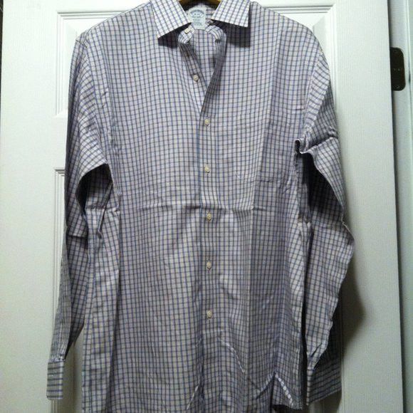 Brooks Brothers BROOKS BROTHERS MENS 100%COTTON CASUAL SHIRT SIZE: 16/34 Size US L / EU 52-54 / 3 - 4 Thumbnail