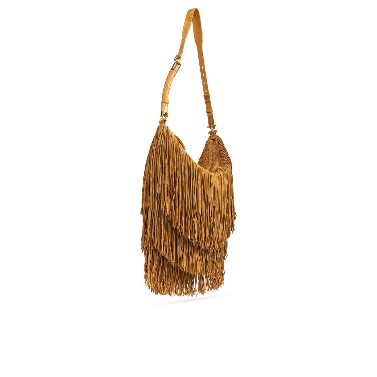 Balmain BALMAIN Ebene Beige Hobo Large Shoulder Bag New & Authentic Size ONE SIZE - 3 Thumbnail