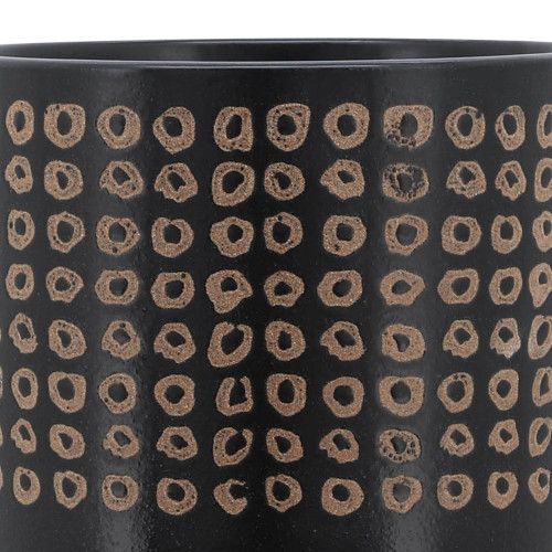 Designer × Homemade CERAMIC 10" PLANTER ON STAND, BROWN Size US L / EU 52-54 / 3 - 7 Thumbnail