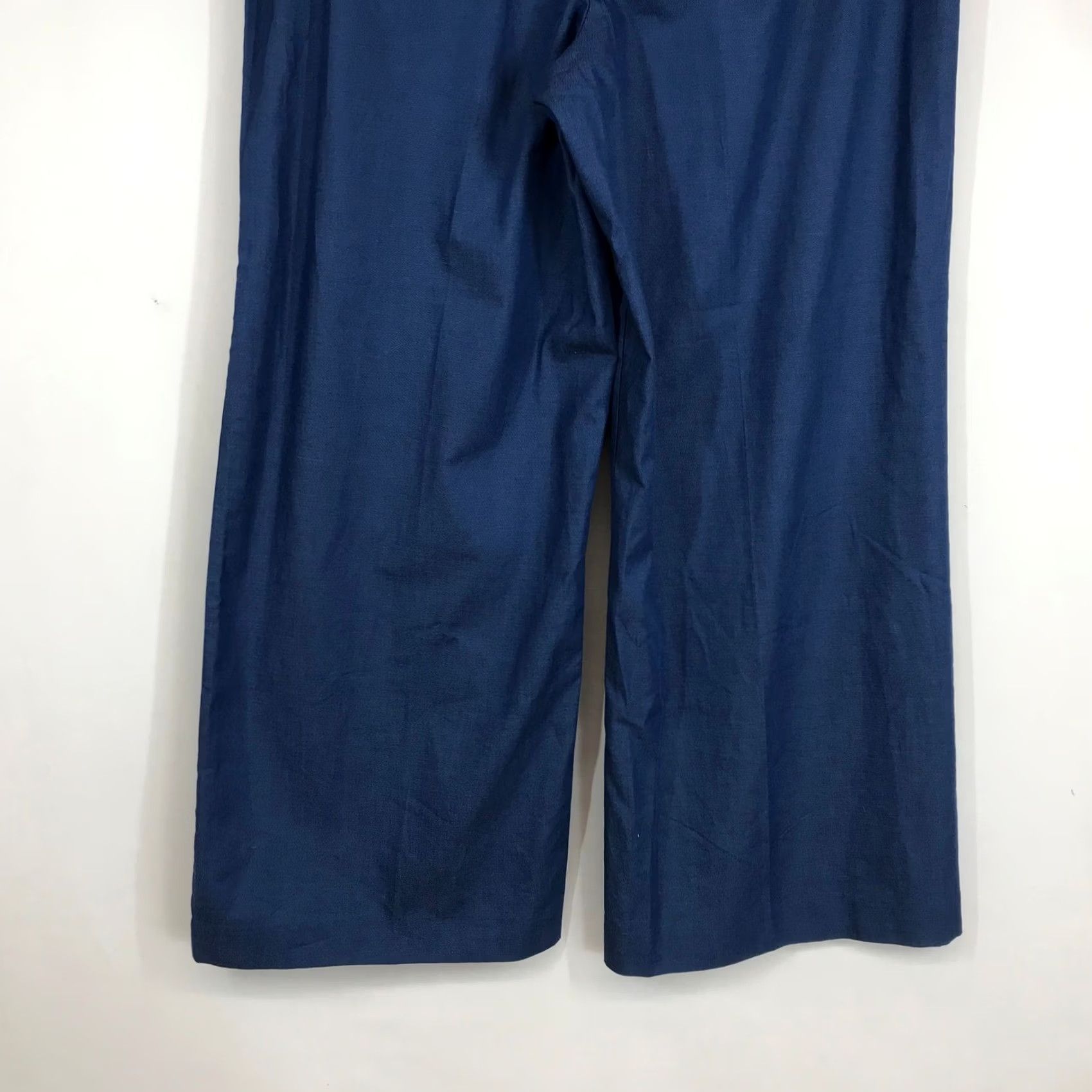 Ann Taylor Ann Taylor Blue Wide Leg Trousers Side Zip Career Pants XL Regular Women Men? Size US 36 / EU 52 - 6 Thumbnail